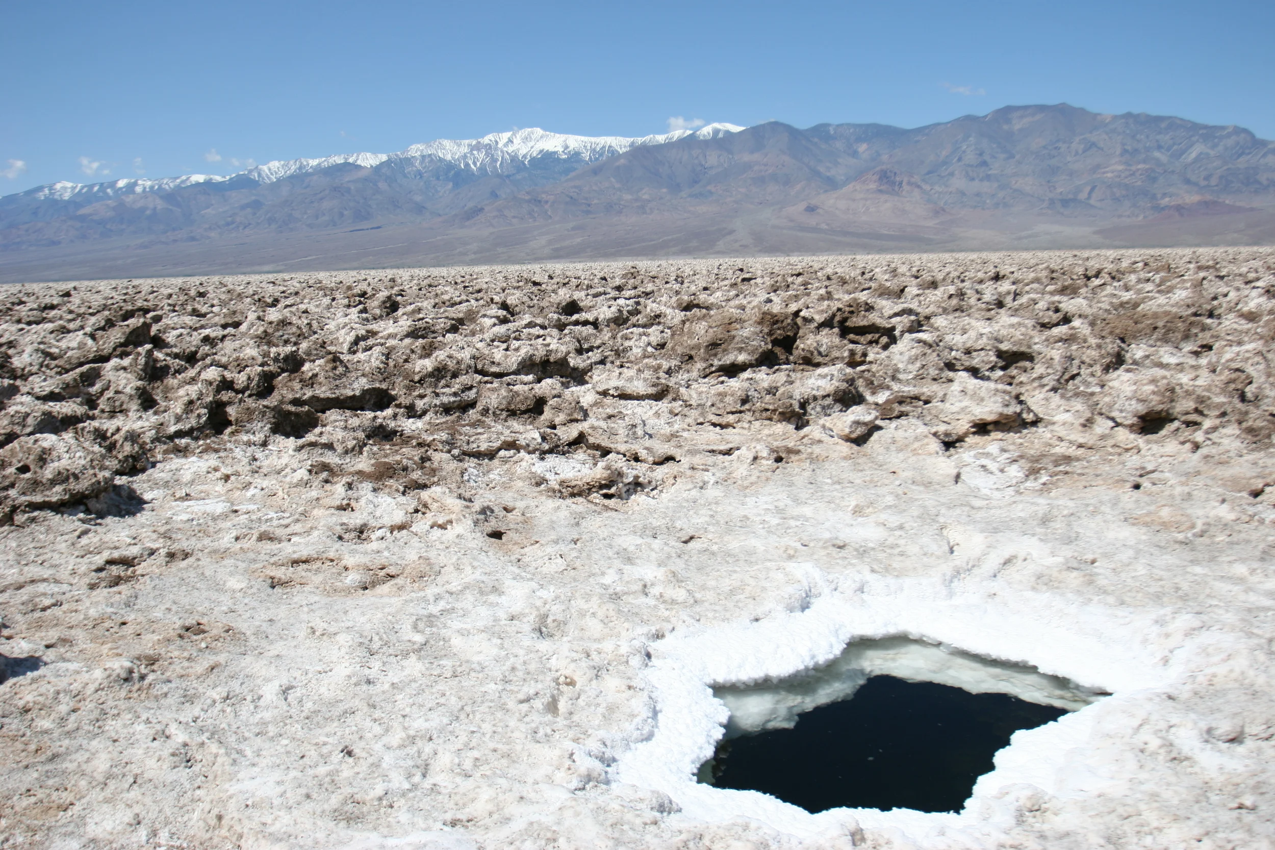 The Salt/Saline Pools of the Devil’s Golf Course