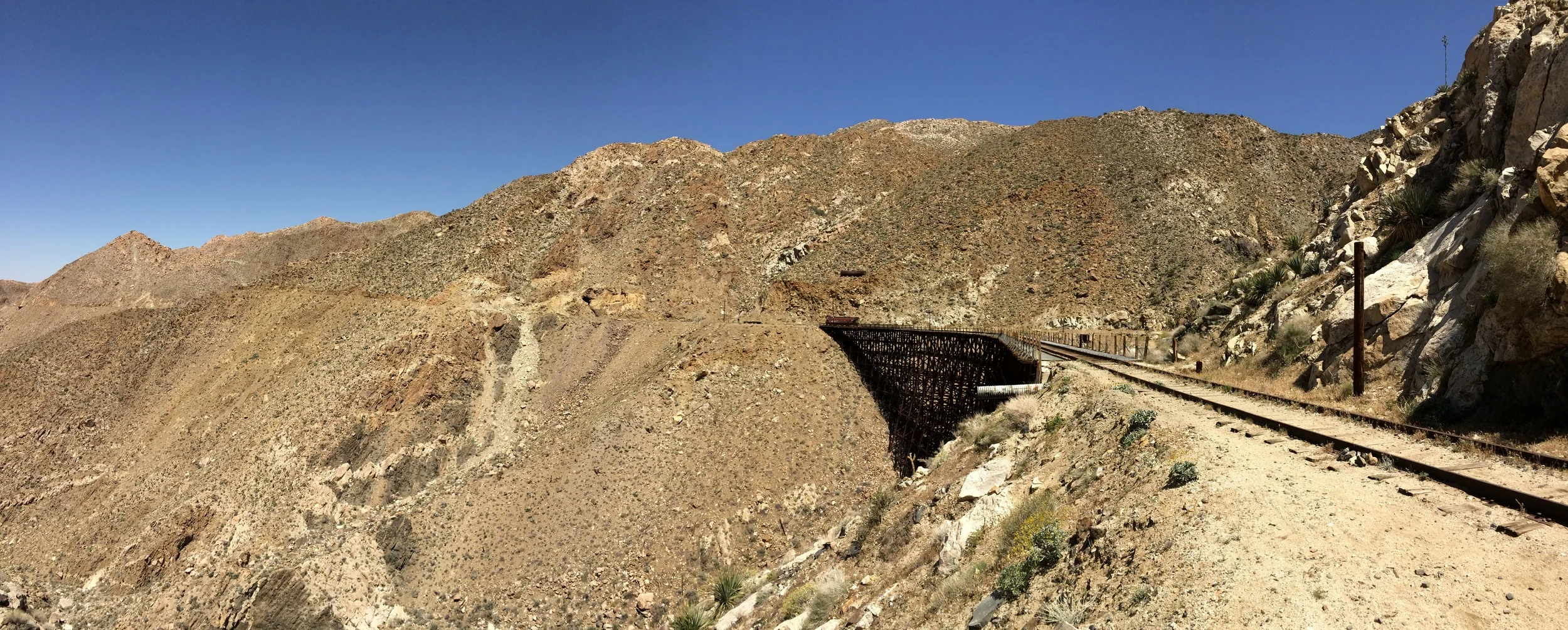 Goat Canyon Trestle, Southern view, April 2015