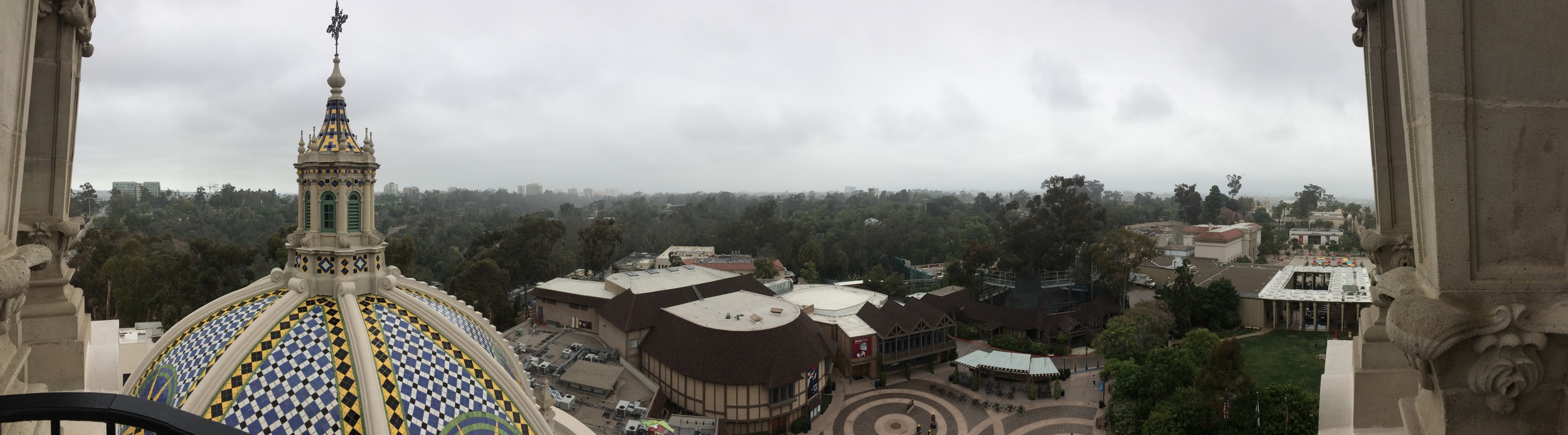 North facing view, California Tower, May 2015