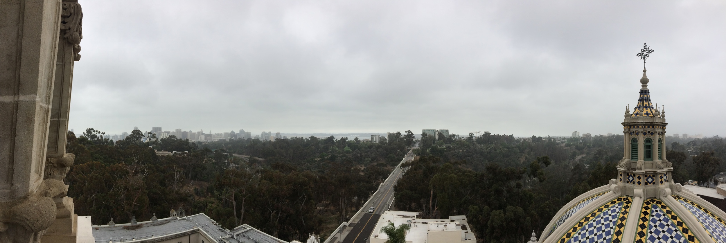 West facing view, California Tower, May 2015