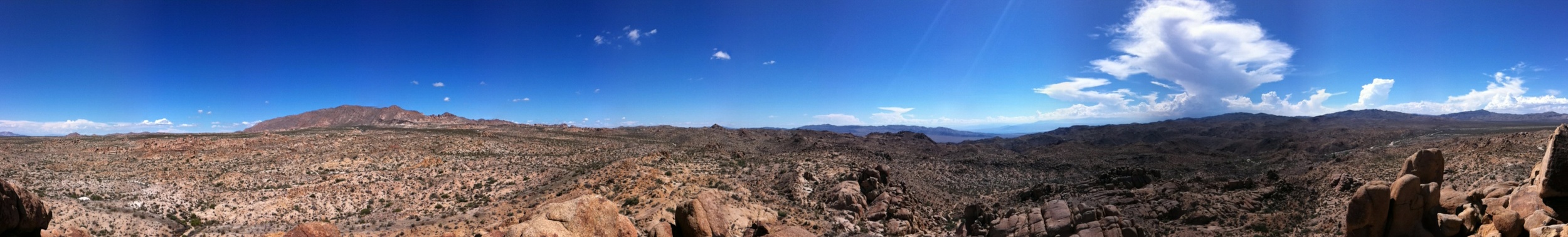 View from atop Mastodon Peak, Joshua Tree National Park