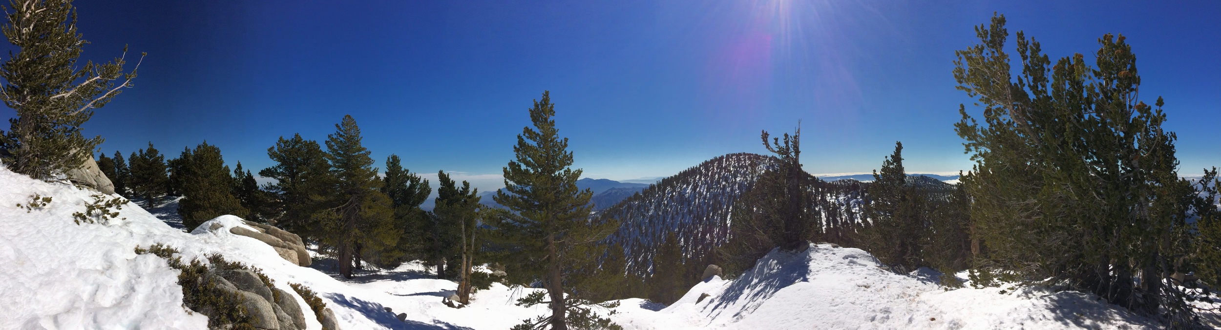 Folly Peak to San Jacinto Ridgeline, January 2016
