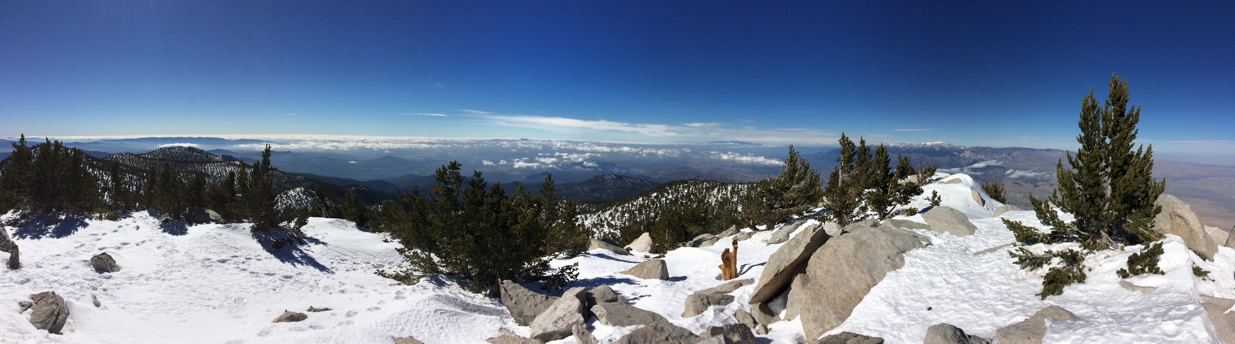 Summit Panorama, Mount San Jacinto, January 2016