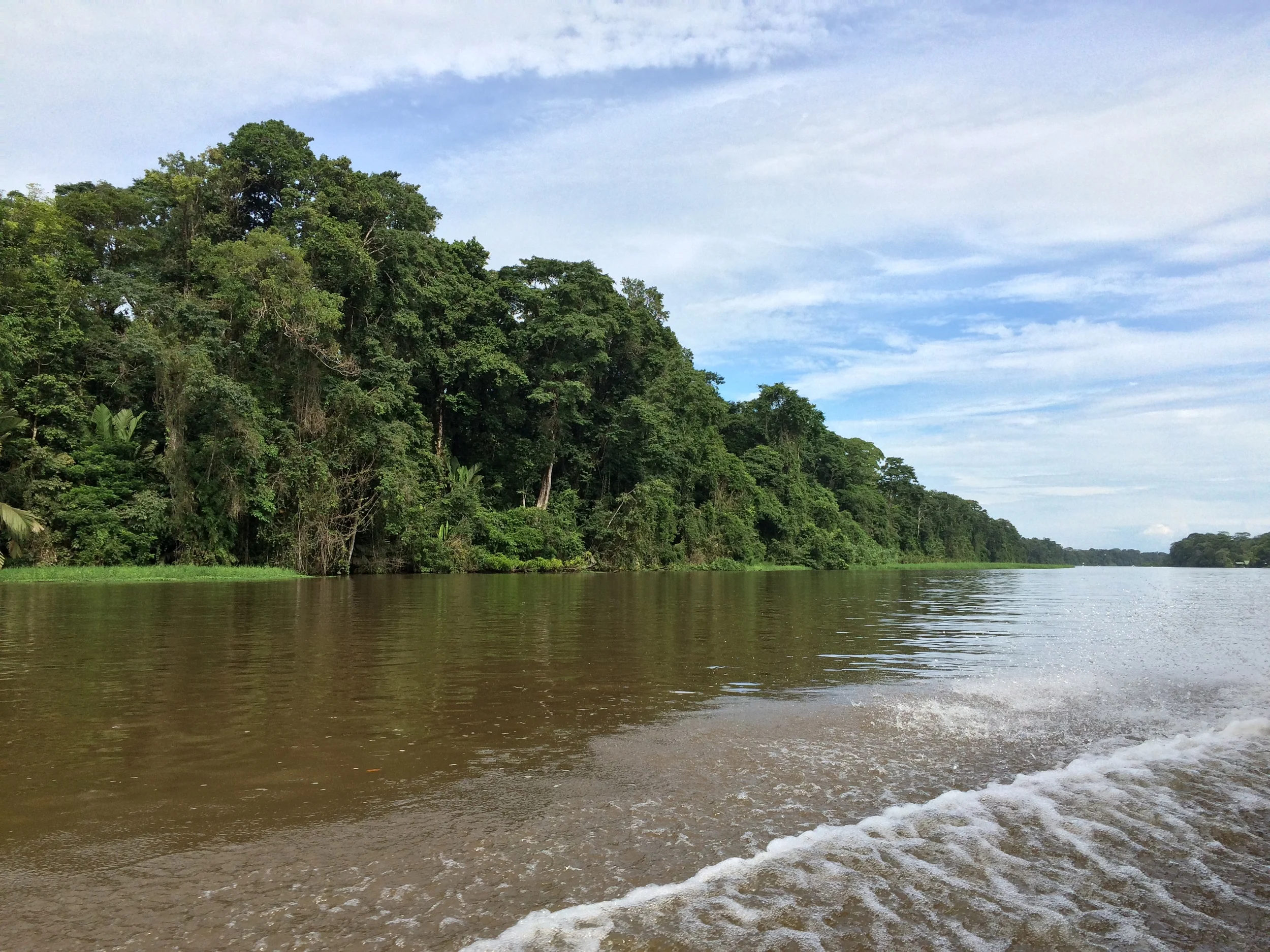 The region around Tortuguero is honeycombed with a number of canals.