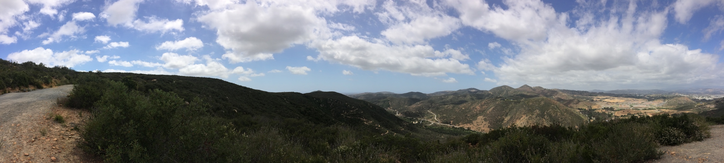 Looking toward Northeast San Diego County, Del Dios Highland Preserve