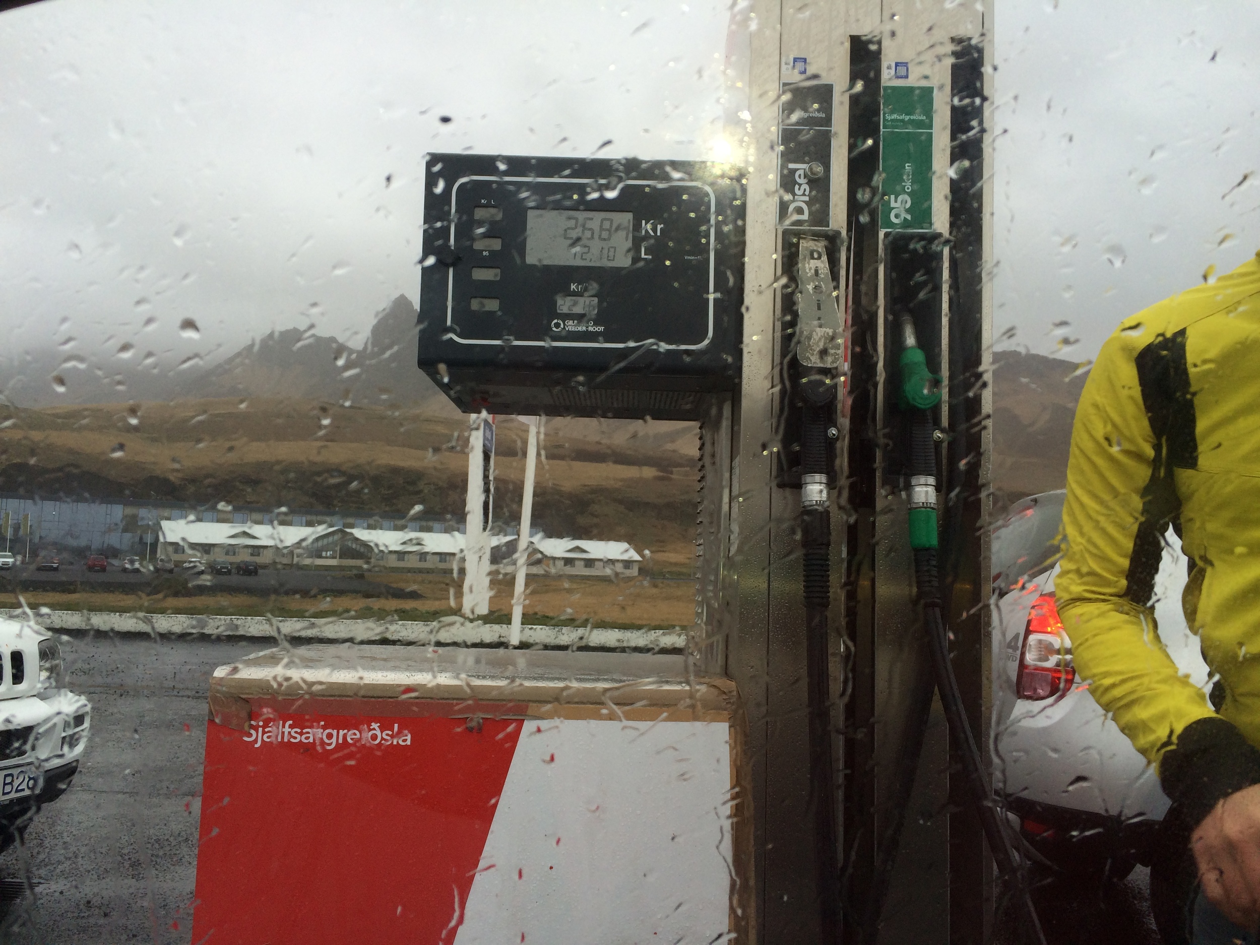 No matter where you are in Iceland, or what the weather is, always get gas when you can.