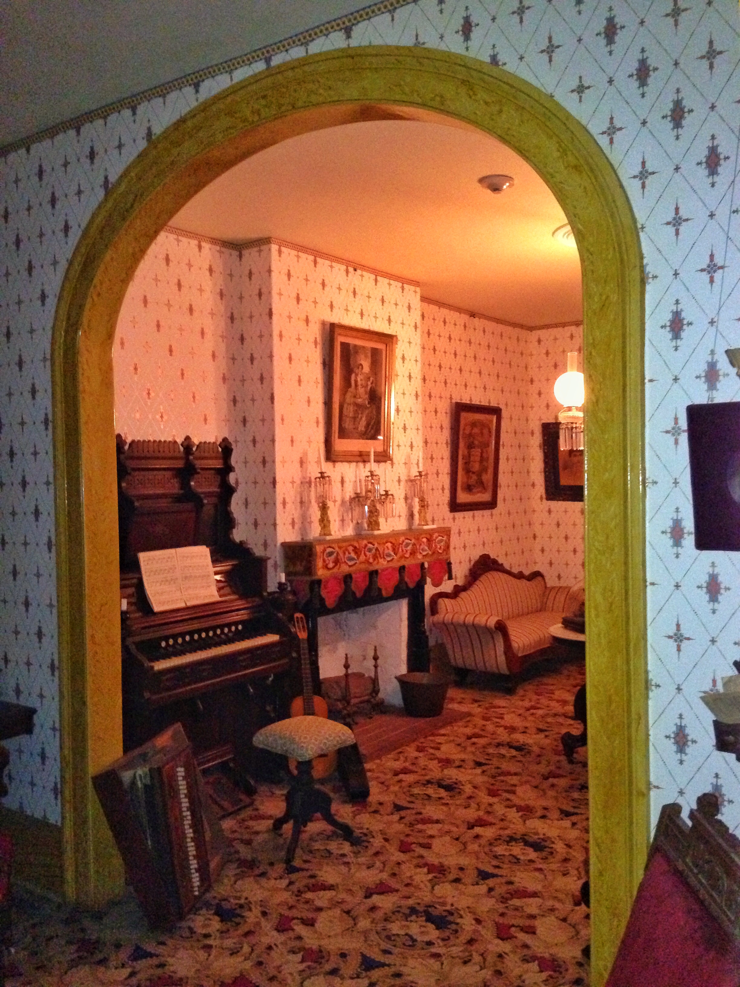 The Whaley House - reportedly one of the most haunted spots in the entire United States.