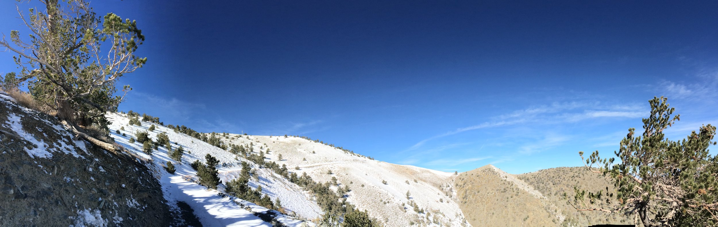 Rogers Peak: an easy hike in the summer; and a more technical climb in the winter.