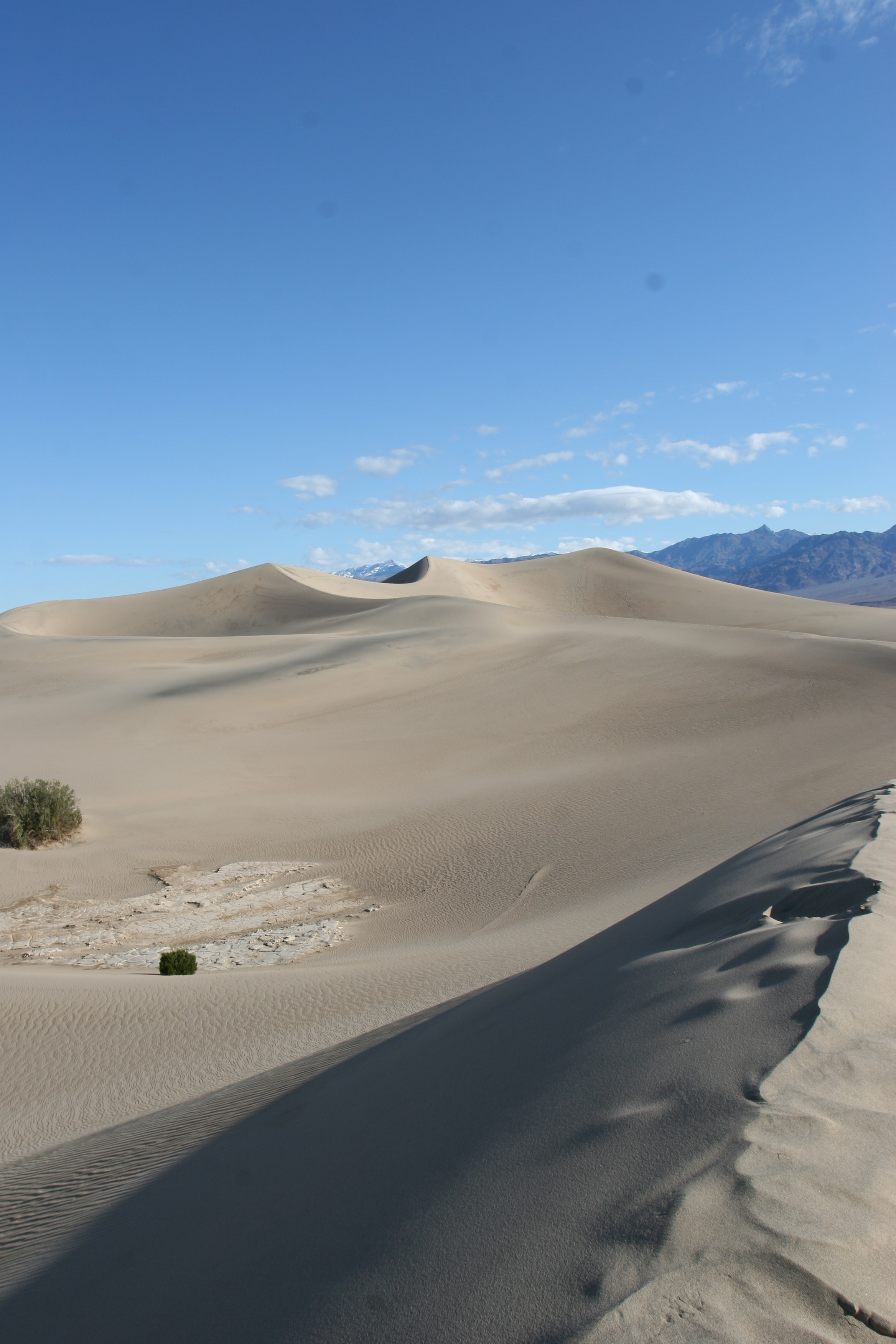 The Mesquite Flat Sand Dunes are a must-visit location in Death Valley.