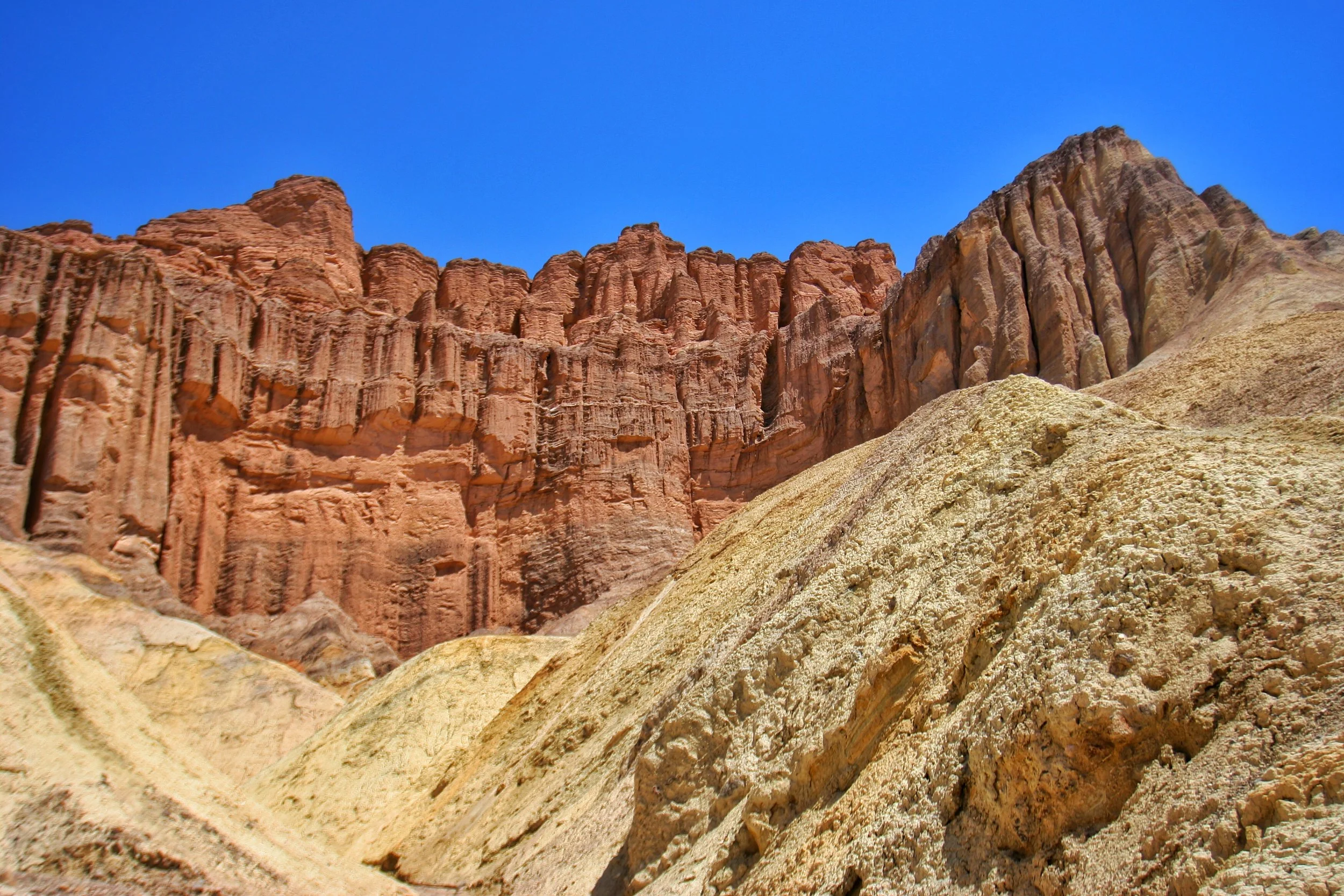The Red Cathedral is one of many amazing things that can be seen in Golden Canyon