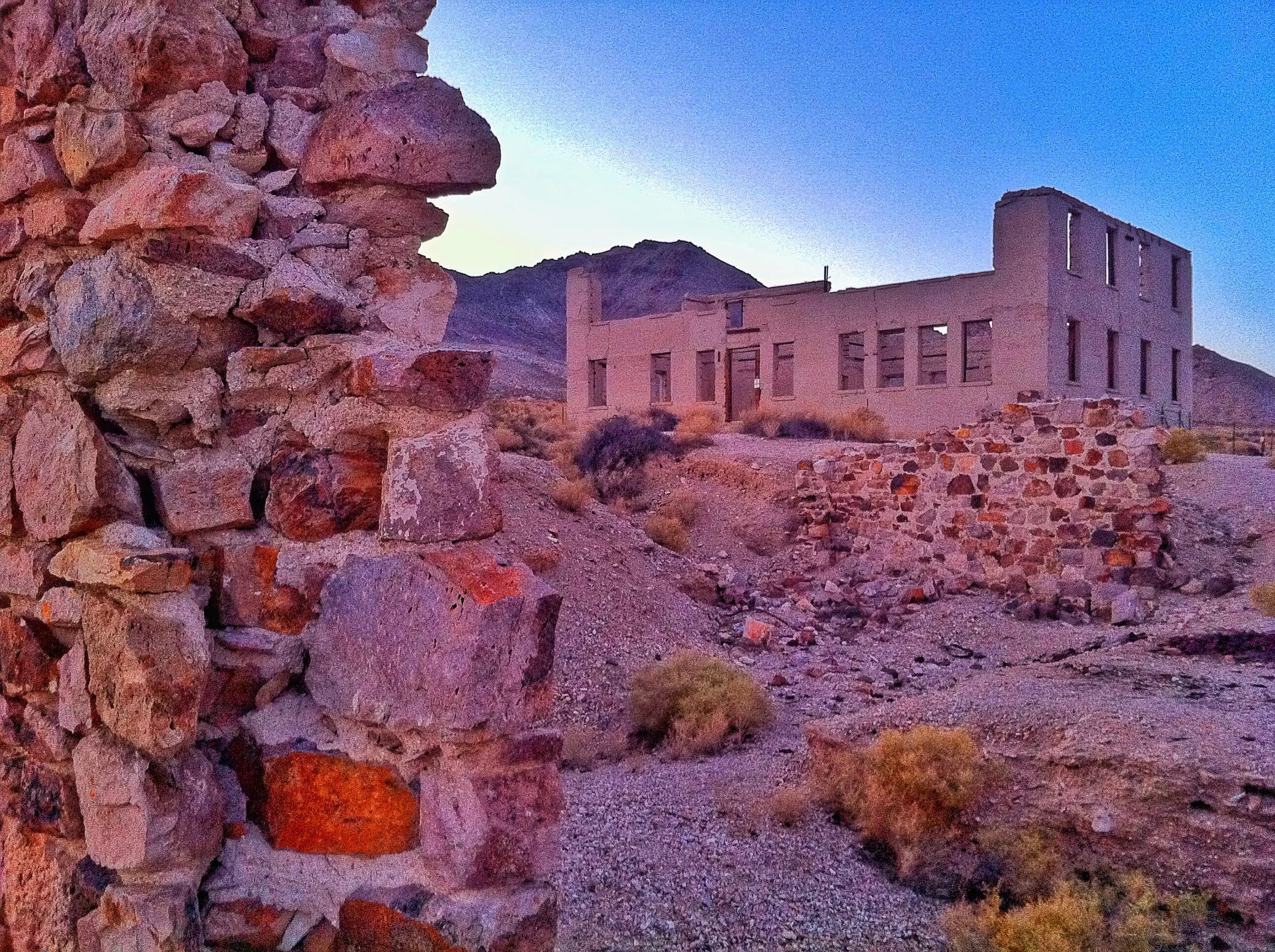 Rhyolite, Nevada - a real wild west ghost town.