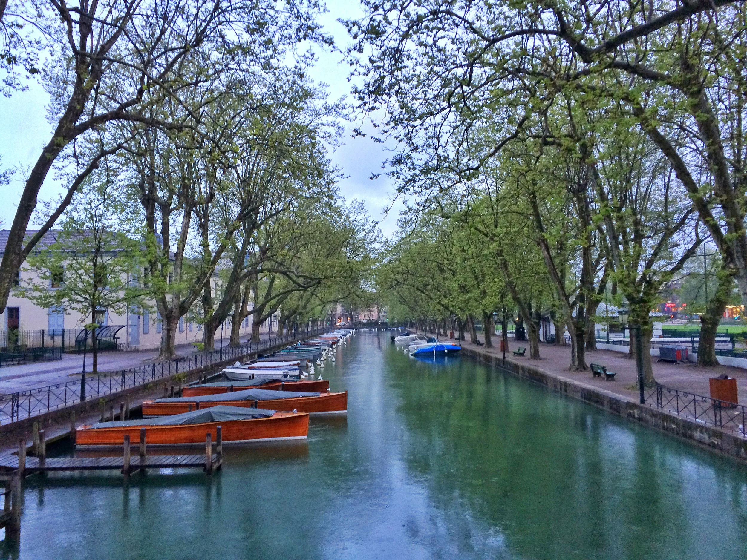 The Pont des Amours is Annecy's most famous bridge.