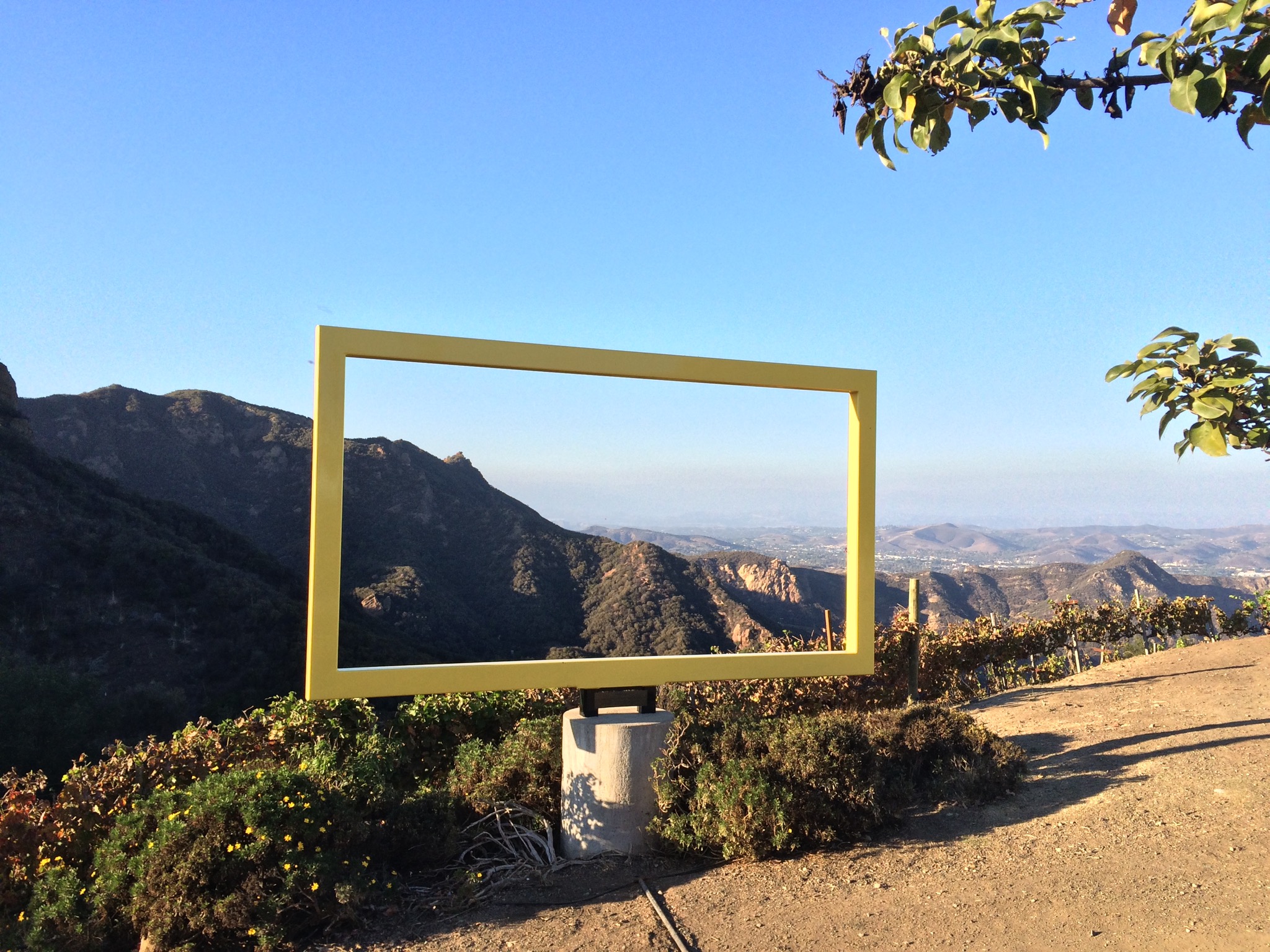 Saddlerock Ranch also has a number of pieces of modern art that one can appreciate and photograph.