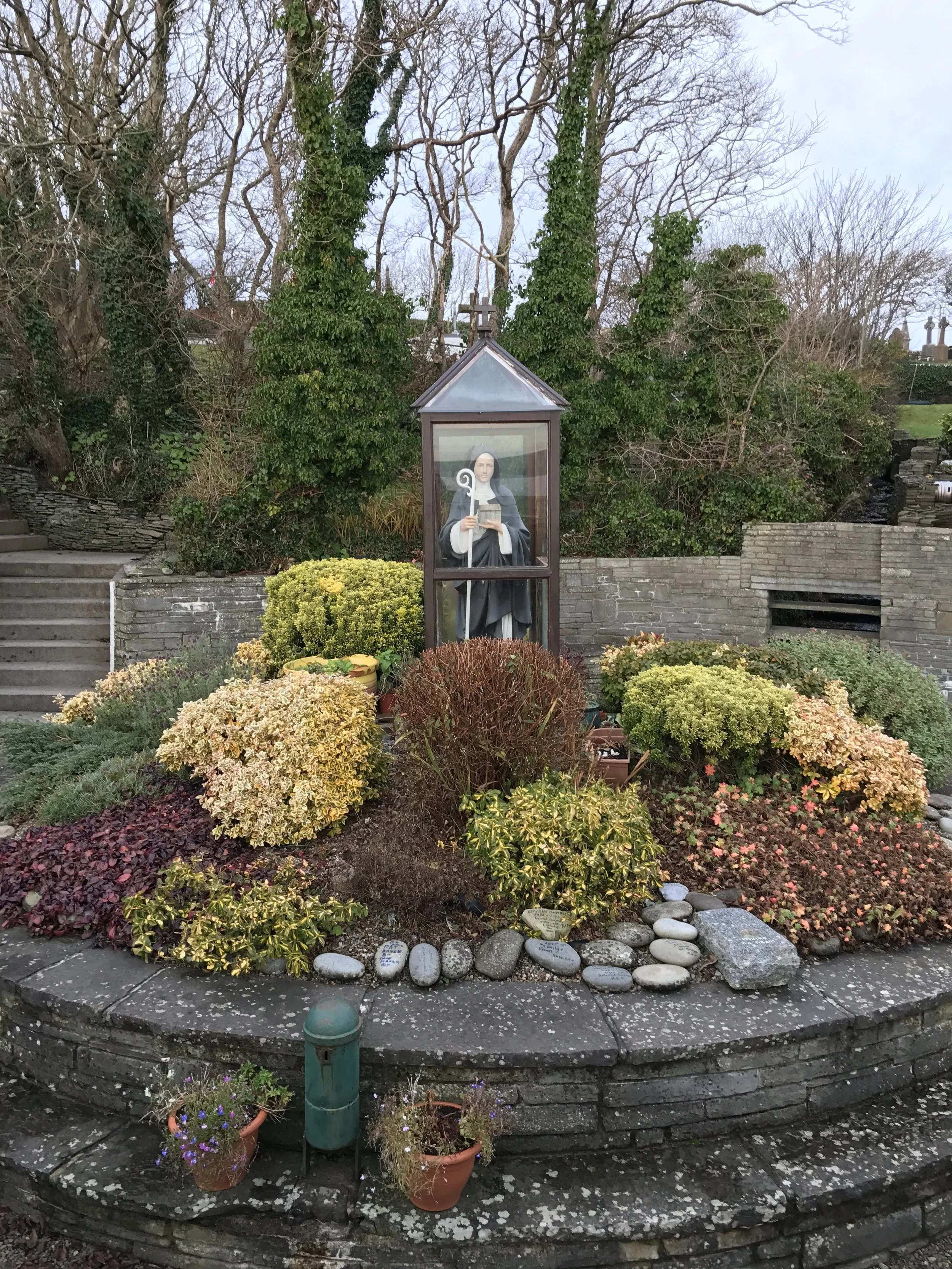 St. Brigid's shrine and well are a long standing holy place in both the pre and post Christian tradition in Ireland.