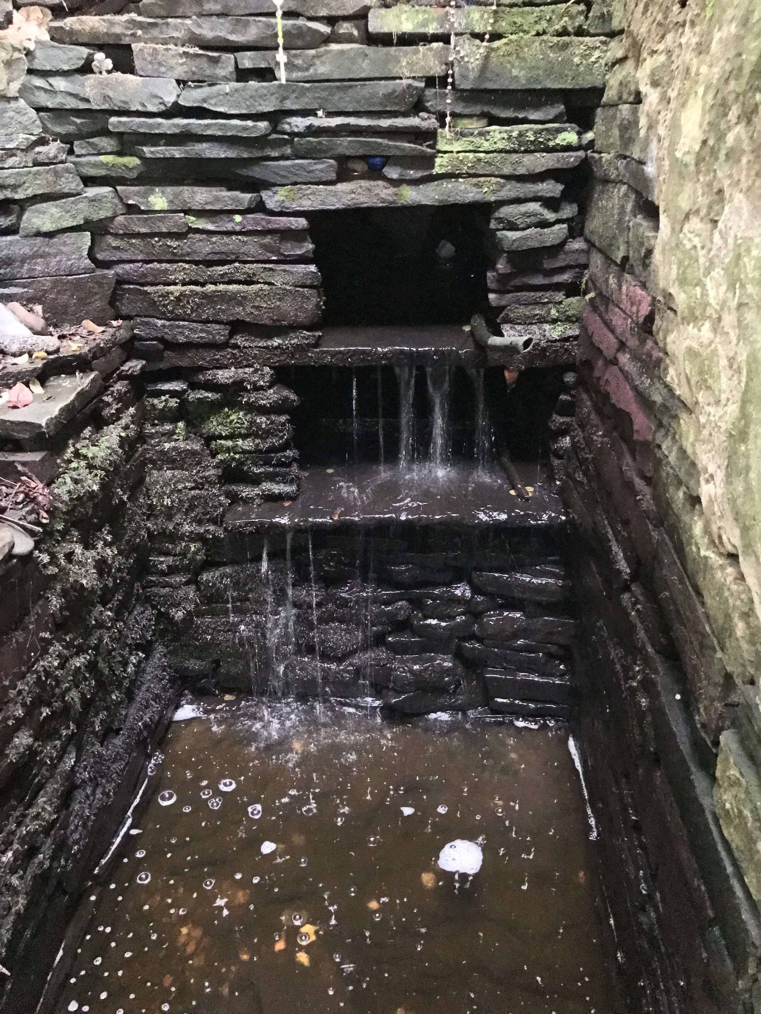 St. Brigid's Well is reputed to have healing powers, and is located in the lower sanctuary portion of the site.