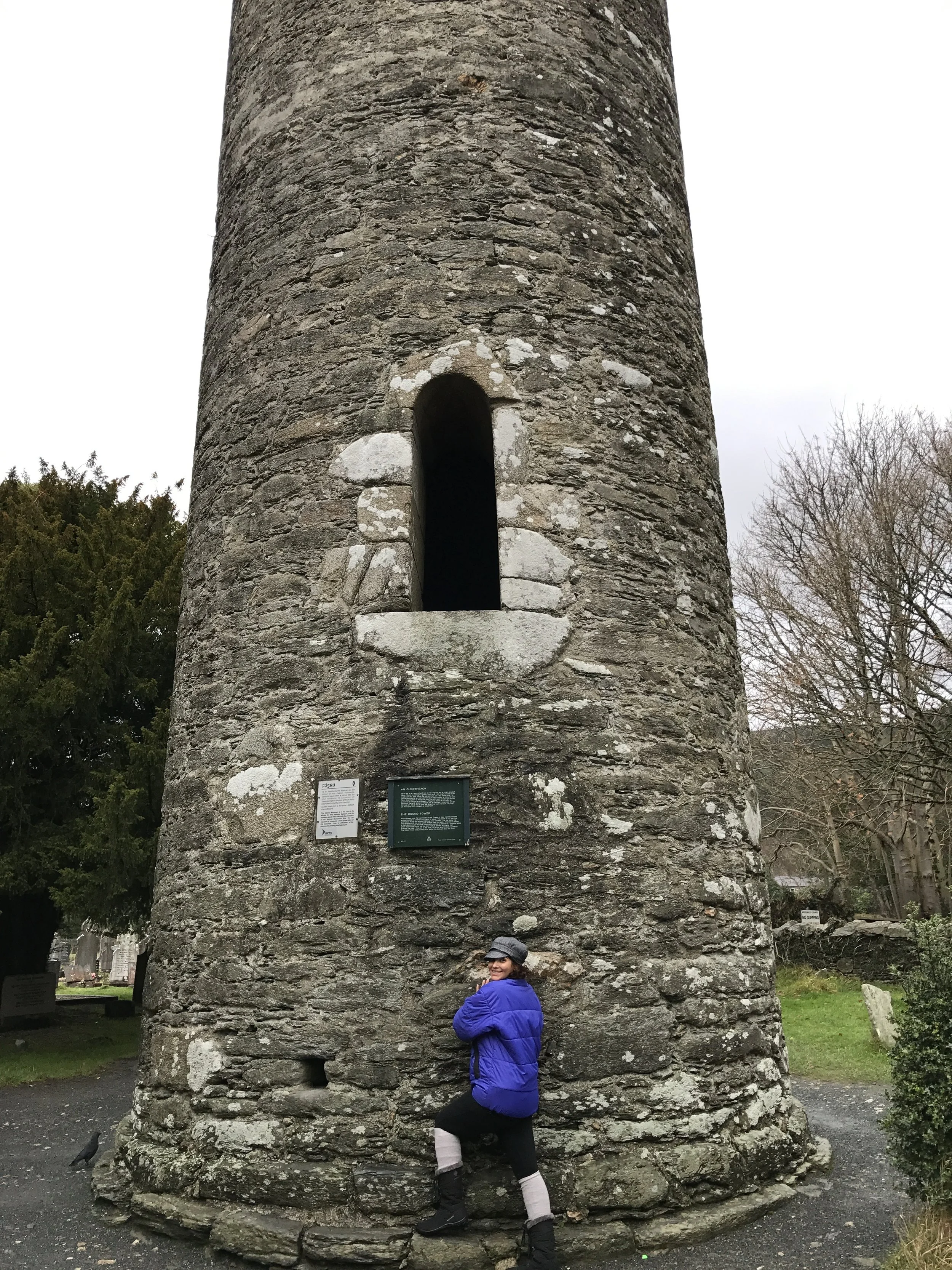 The entrance to the Round Tower was located some ten feet off of the ground to allow the monks a place of safe refuge in times of trouble. 