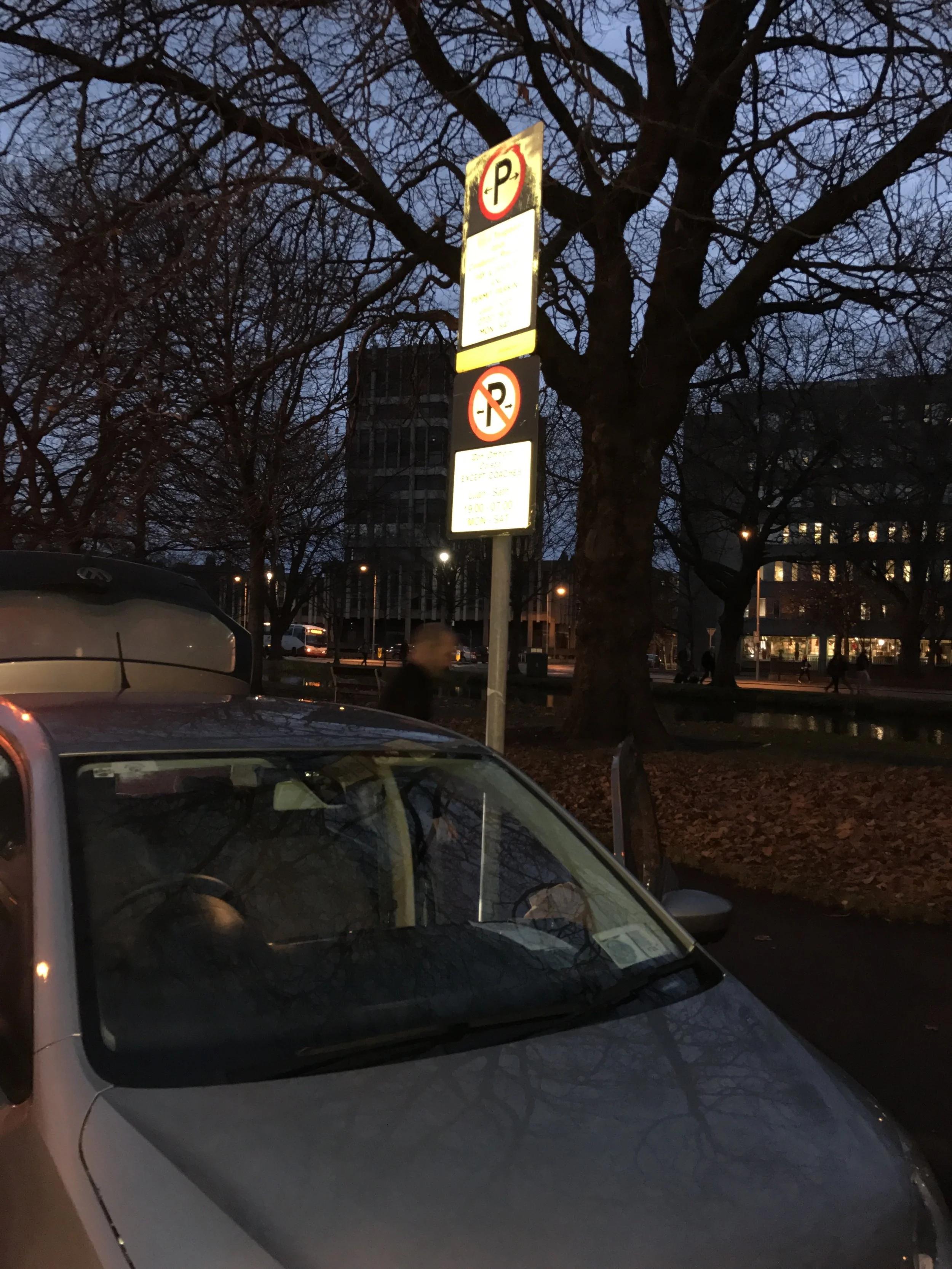 No matter how tired you are, you must always obey the law when driving - or parking in Ireland.