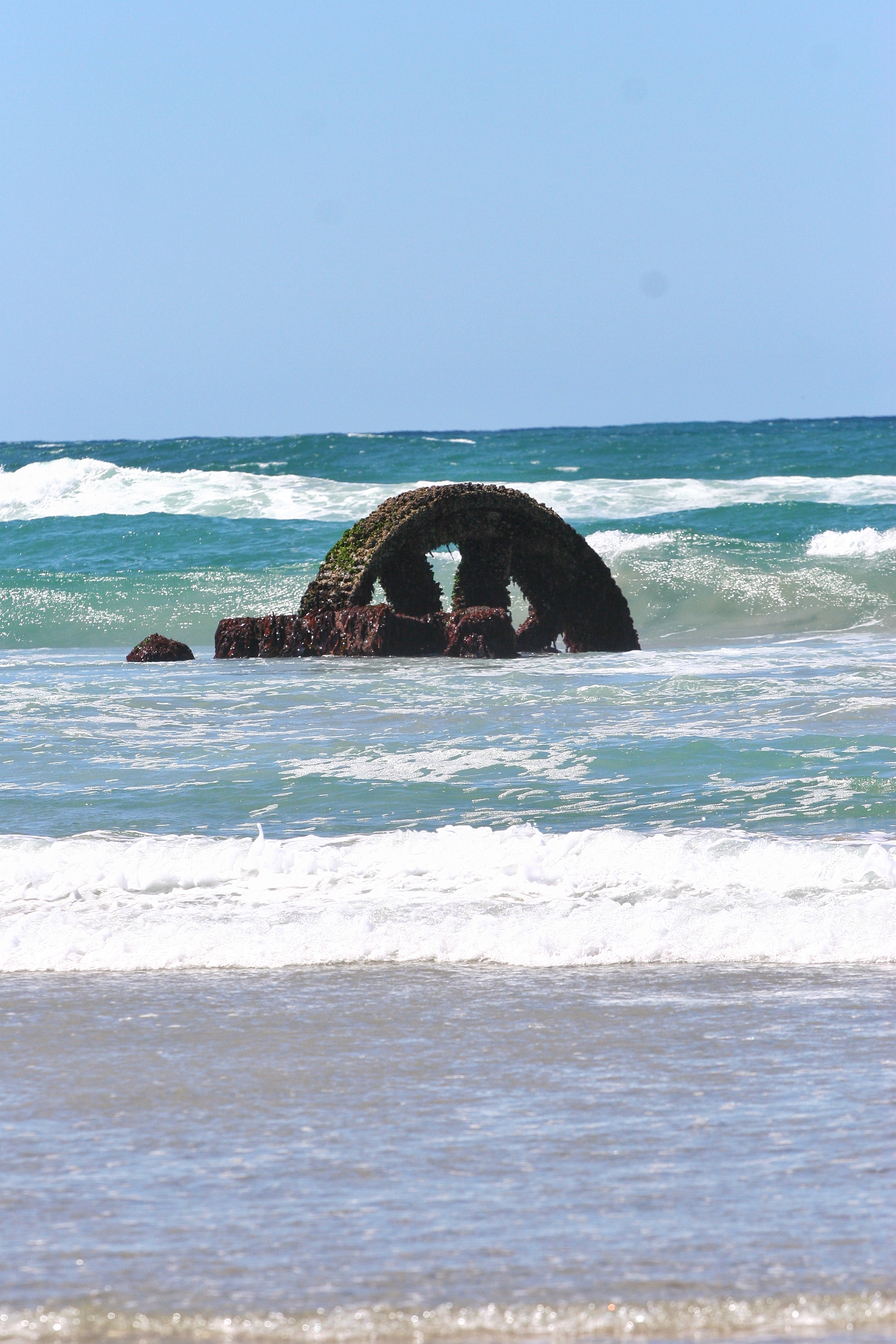 Flywheel, SS Victory, Victory Beach