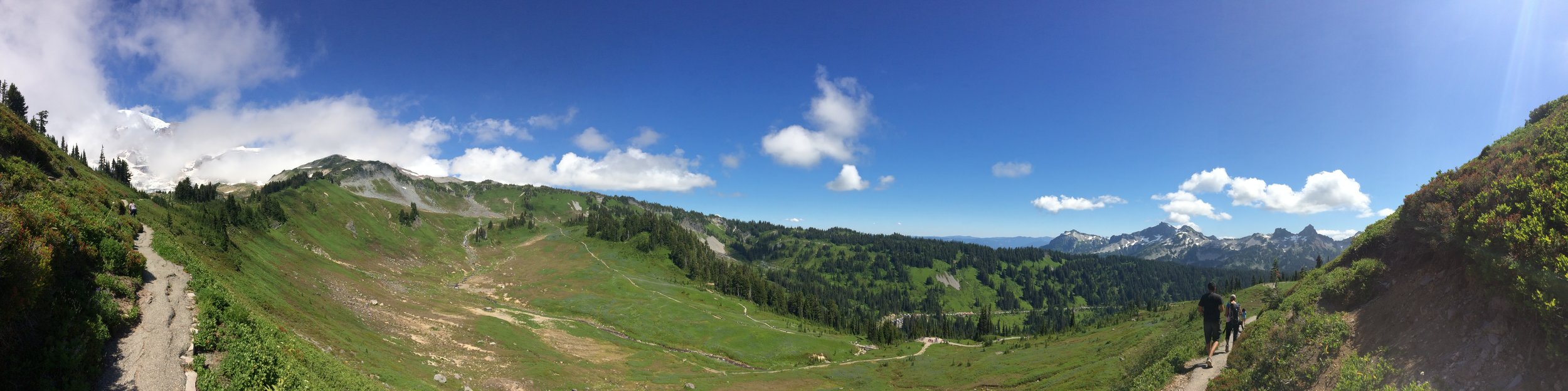 Although popular, the Skyline Trail provides great views of Rainier National Park no matter which way one looks.