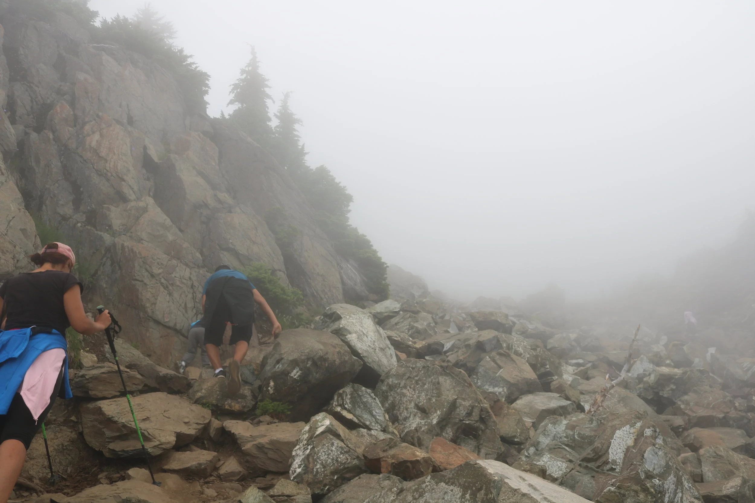 At times, during this section, there may be some scrambling required to ascend to the summit of Mount Ellinor.