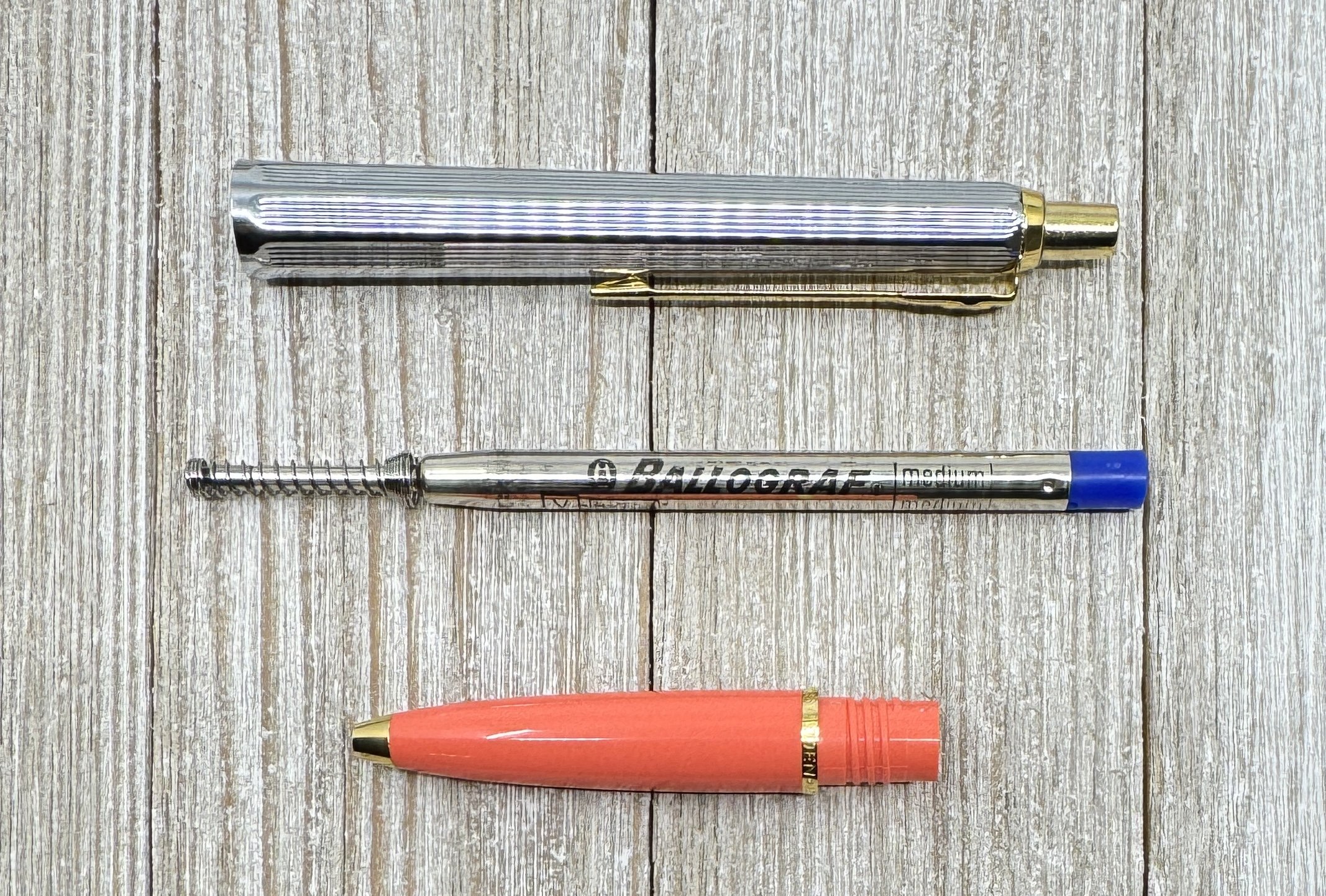 Sherpa Pen Aluminum Classic Perfect Blue and Gold Pen/Sharpie Marker Cover