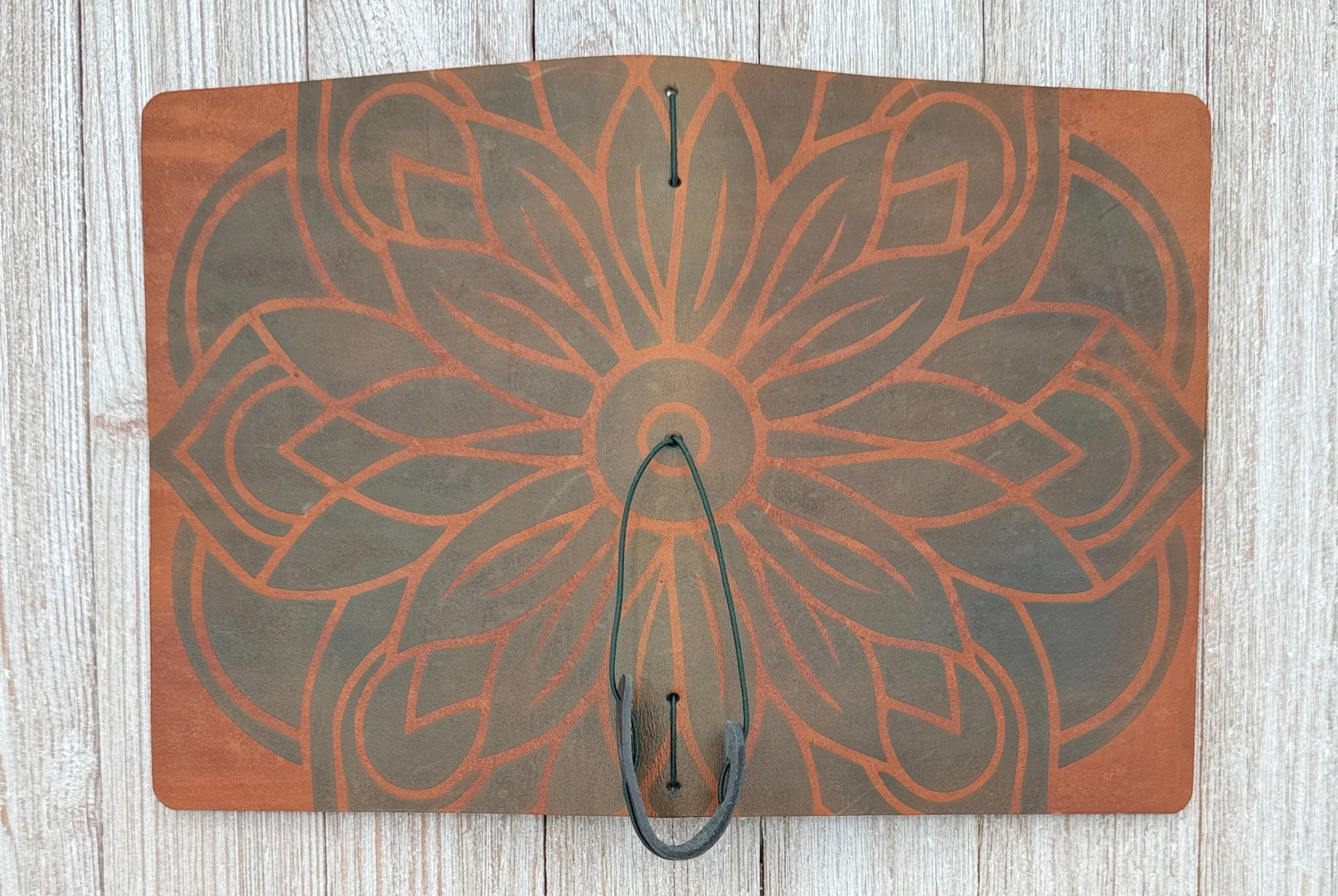 Blackwater Craftworks A6 Leather Notebook Cover Stamp