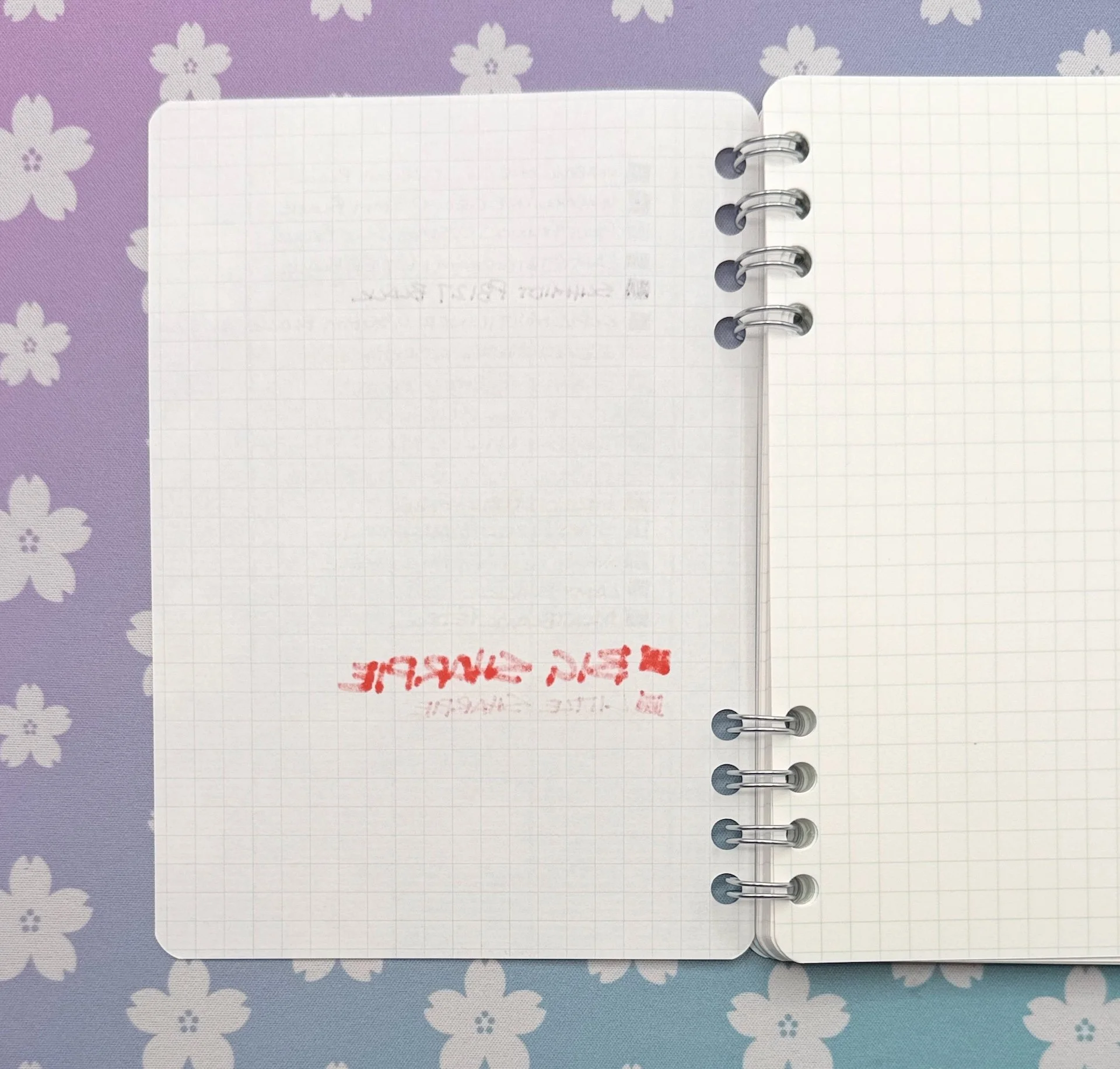LIFE Ramune Notebook Backside