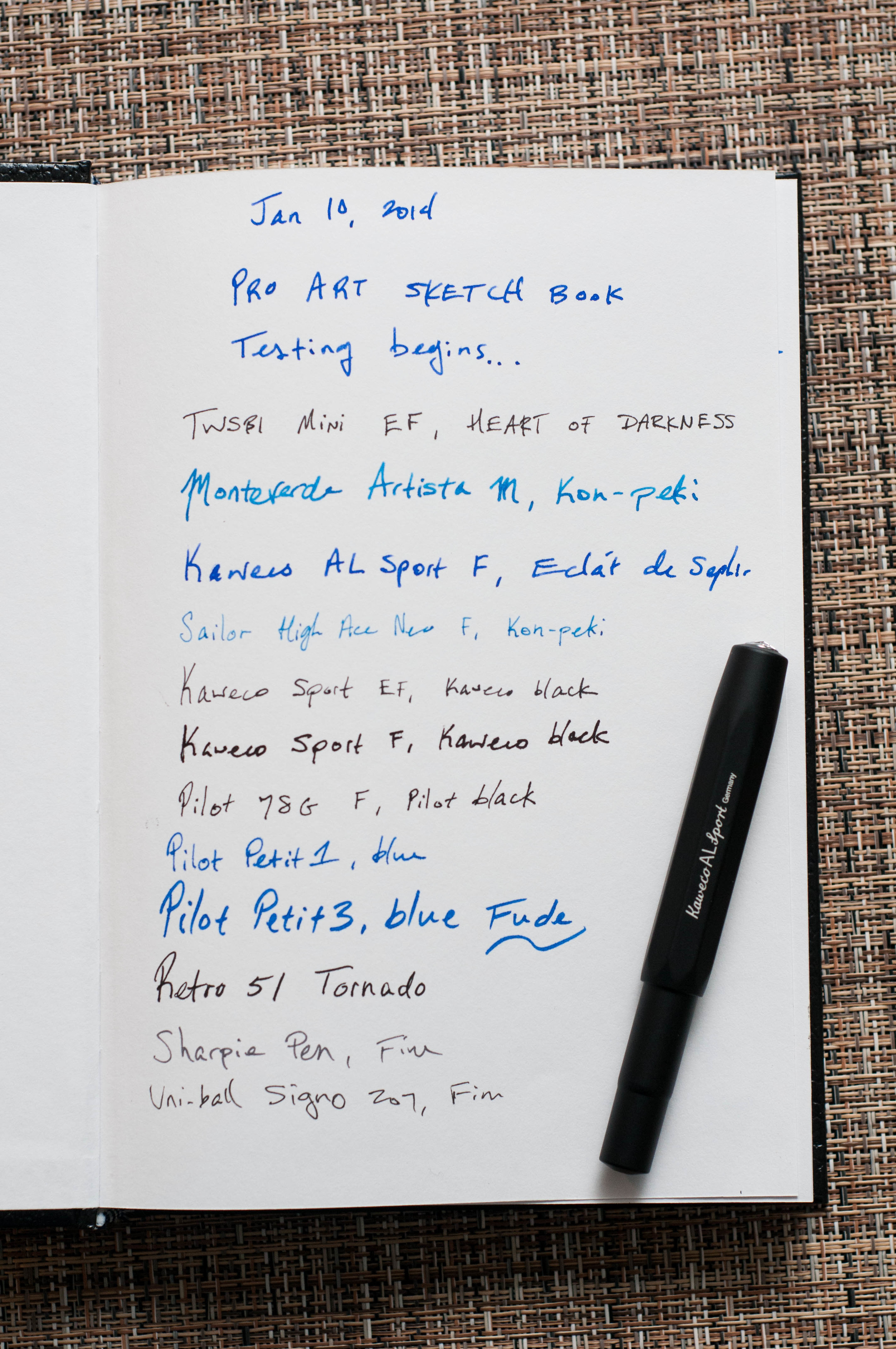 Pro Art Hard Bound Sketch Book Review — The Pen Addict