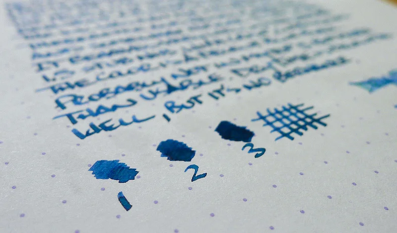 Parker Quink Blue Black Ink Review — The Pen Addict