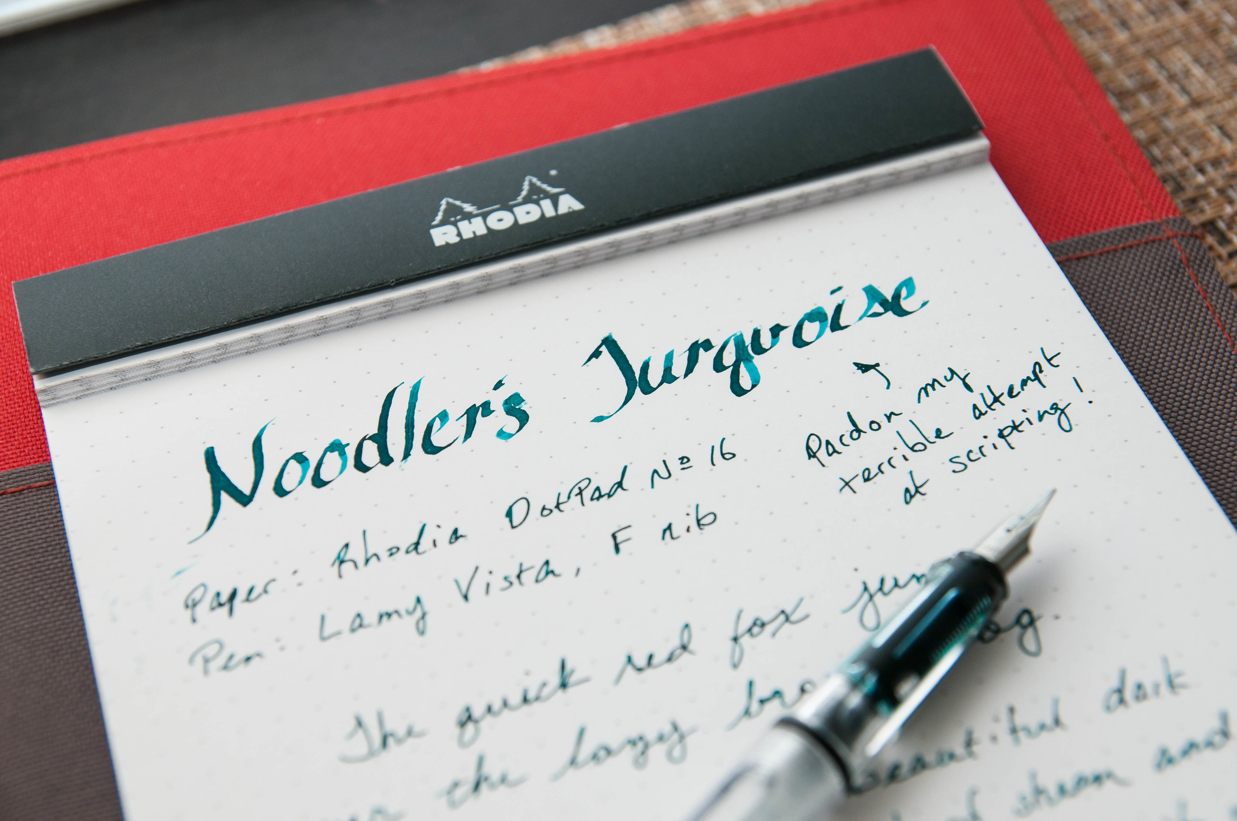 Noodler's Turquoise Ink Review — The Pen Addict