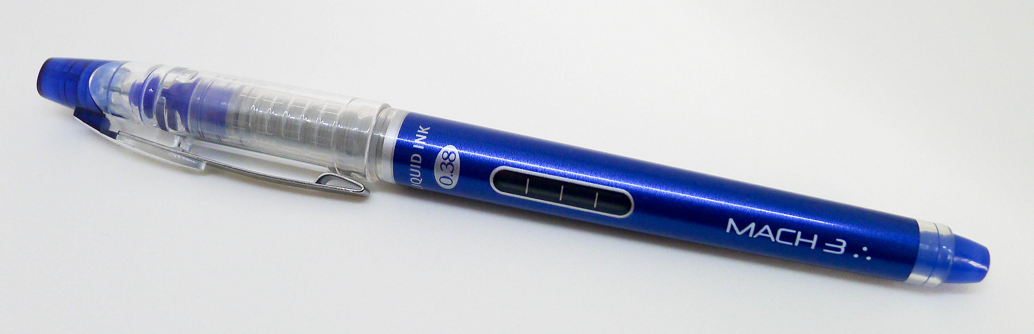 Morning Glory Pro Mach Roller Ball Pen (12 Pcs, 6 Pcs) 0.38 mm Fine Point Tip (Assorted Colors (6 pcs)) New Upgrade Model