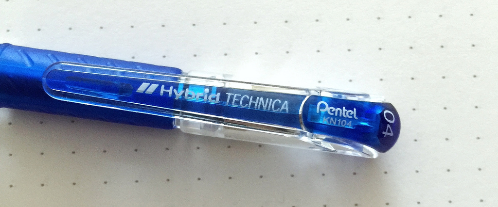 Pentel Arts Hybrid Technica 0.3 Mm Pen Ultra Fine Point Black Ink 10-pack Kn10 for sale online 