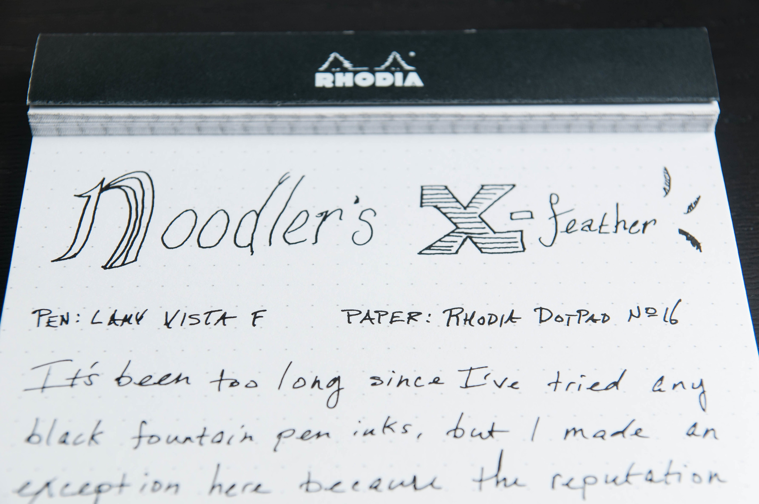 Noodler's X-Feather Black Ink Review — The Pen Addict