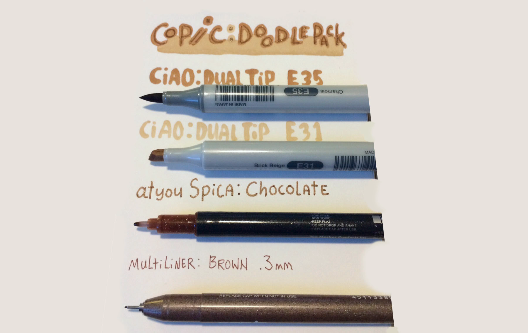 Marvy Le Pen Pigment Pen - 0.3 mm - Brown
