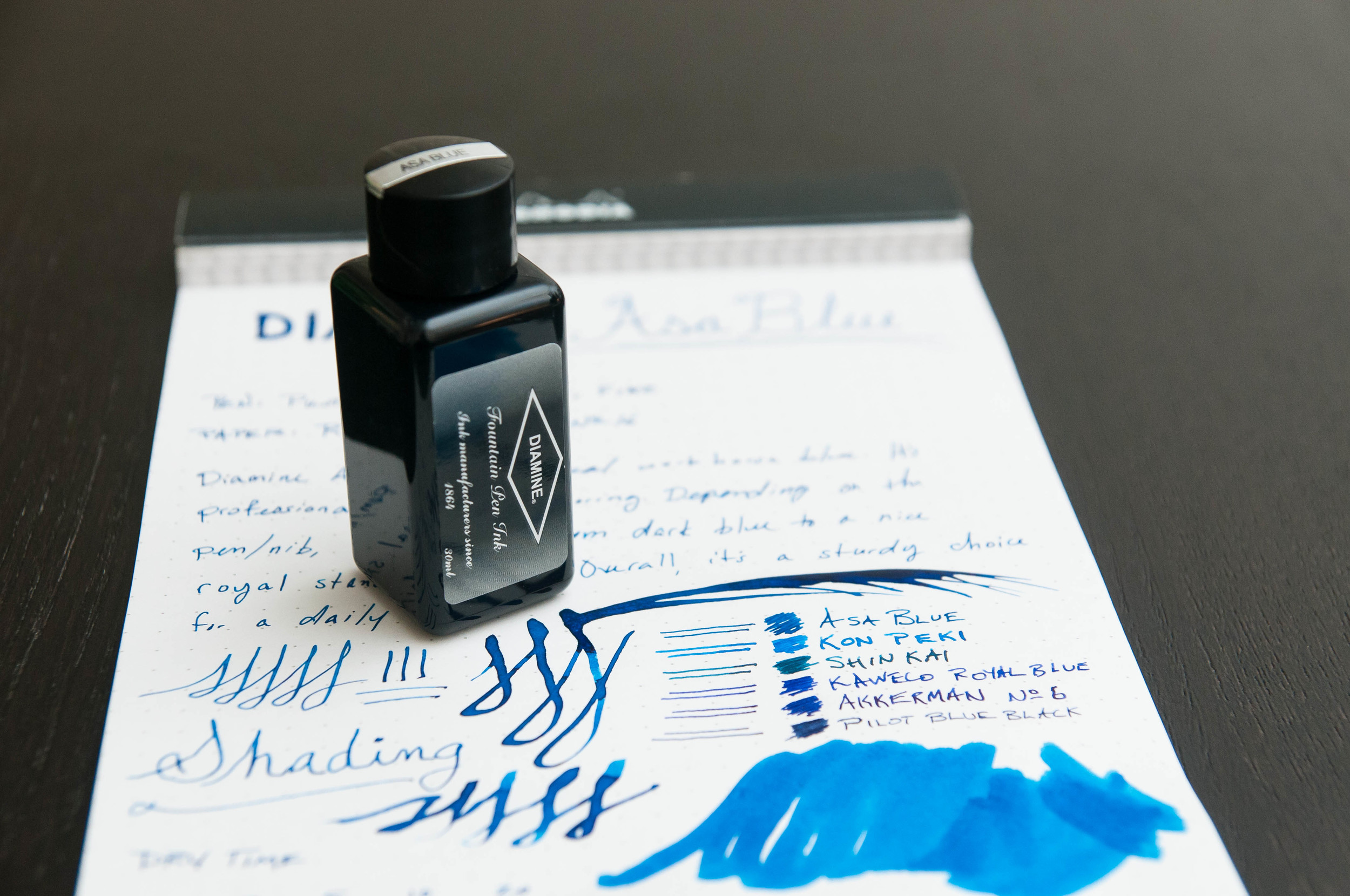 Tuesday Toolset, Top 5 Blue Black Fountain Pen Inks Edition — The