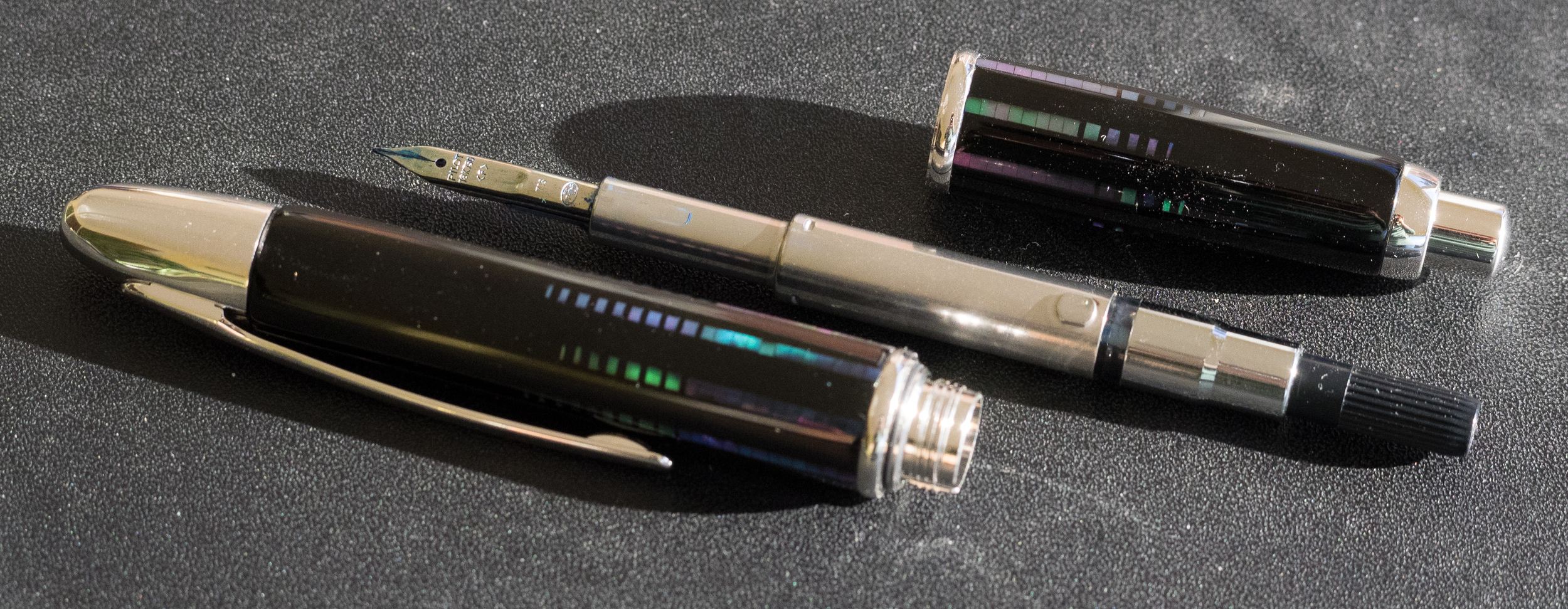 Pilot Vanishing Point Fountain Pen - Raden Stripe – Lemur Ink