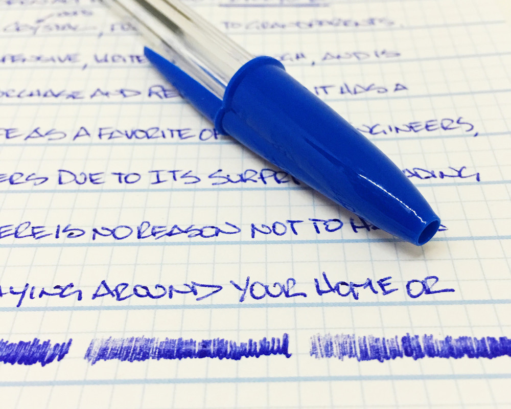 Geven ik heb dorst modus Bic Cristal Ballpoint Pen Review — The Pen Addict
