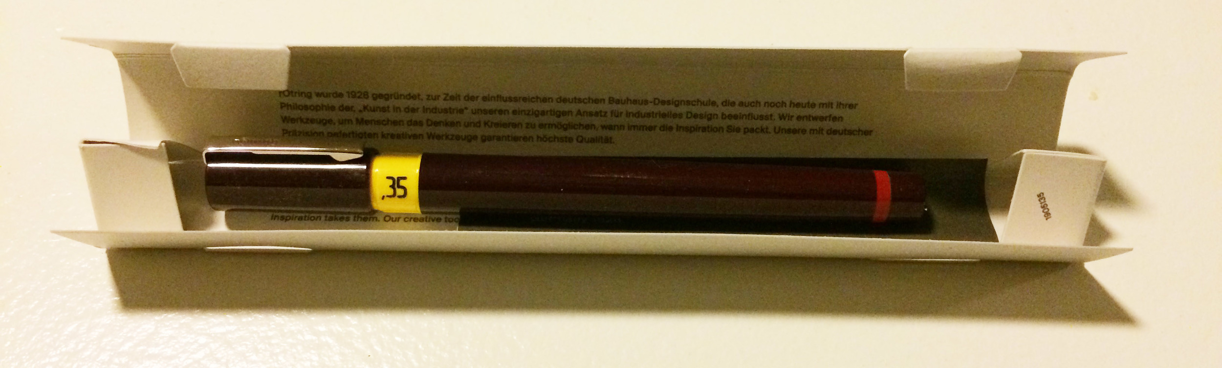 Rotring Rapidograph 0.35 mm Review — The Pen Addict