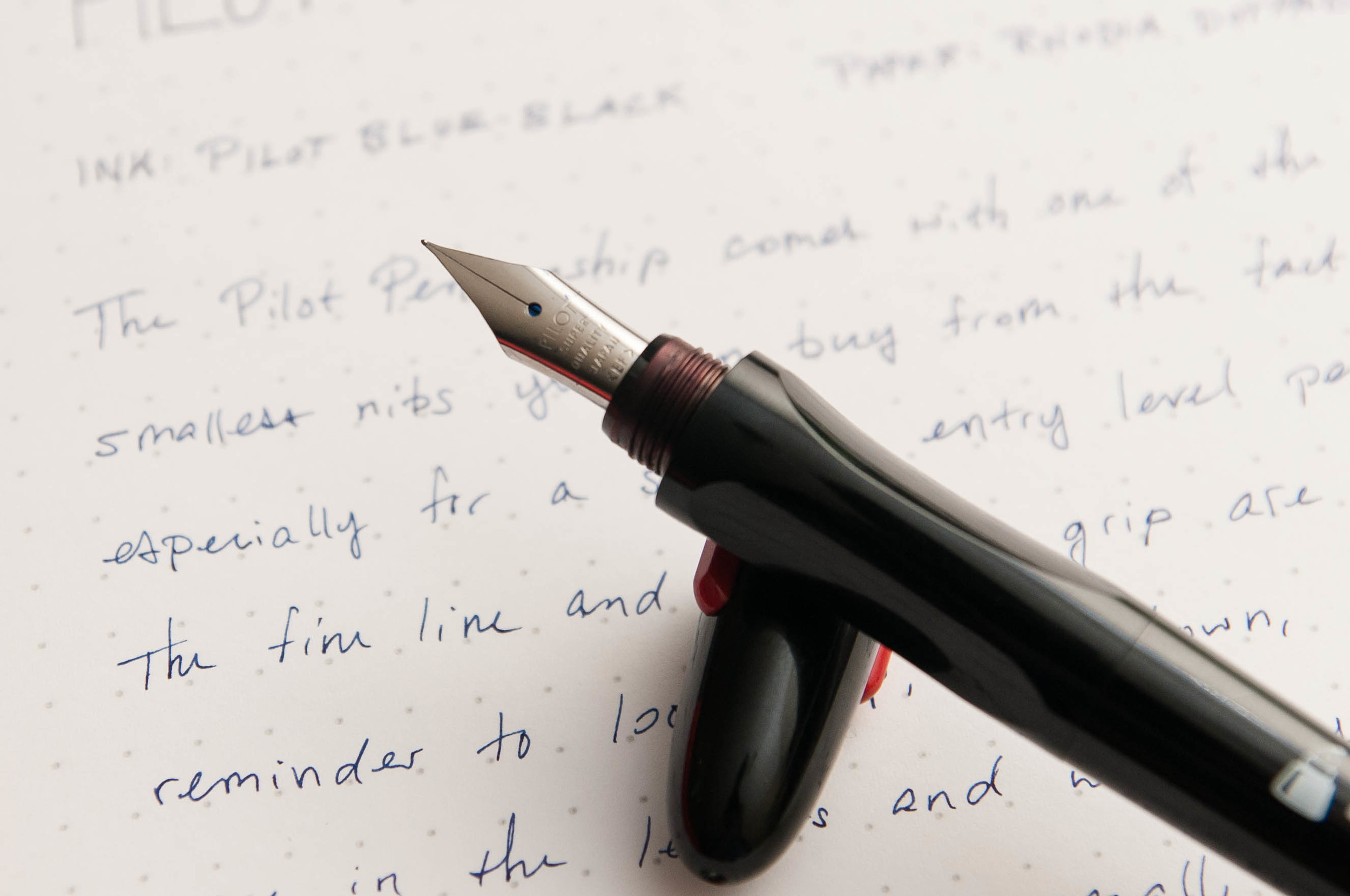 Bung Box Pilot Penmanship EF Fountain Pen Review — The Pen Addict