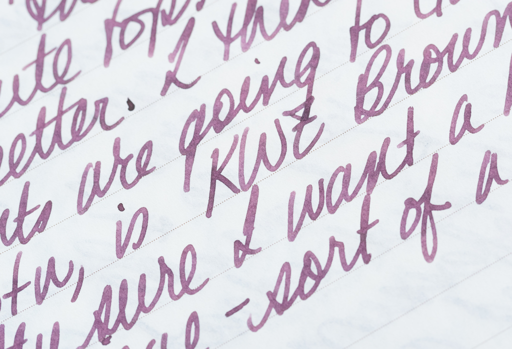 KWZ Brown Pink on Tomoe River Paper