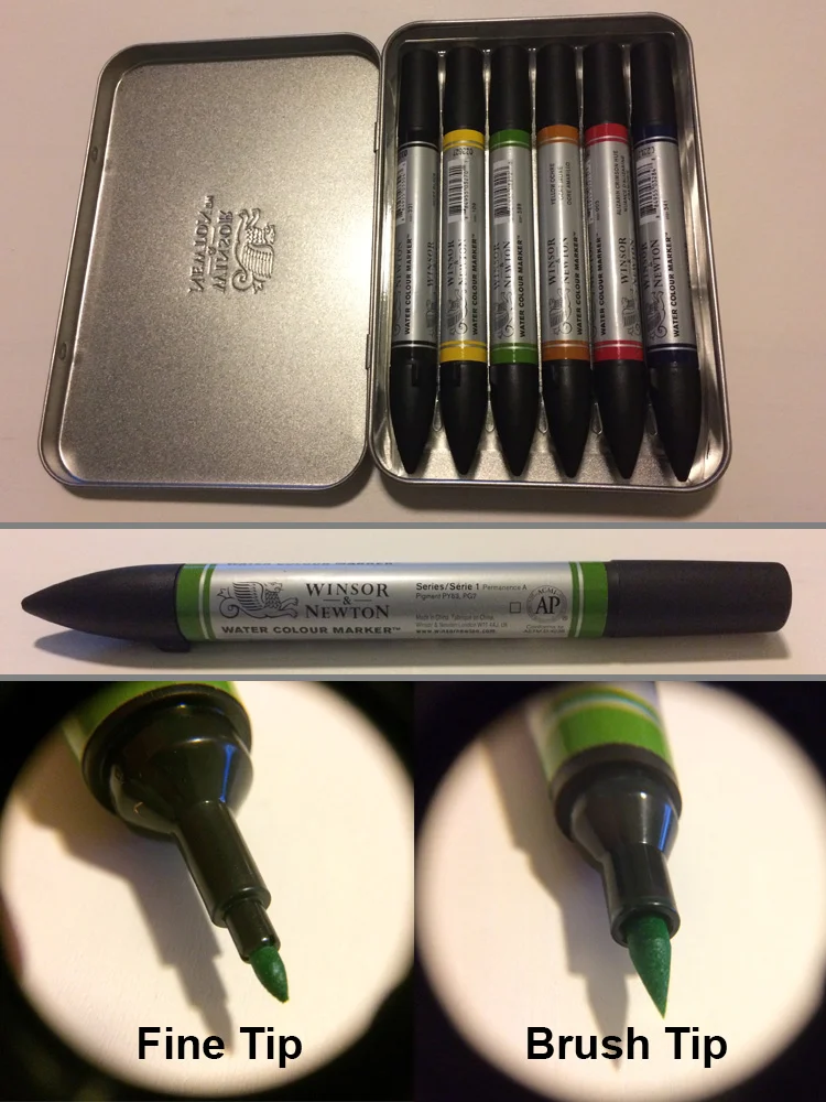 Winsor Newton Watercolor Markers Review — The Pen Addict