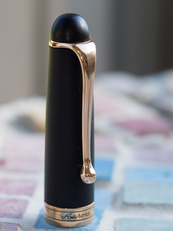Black & Gold Ballpoint Pen by Aurora