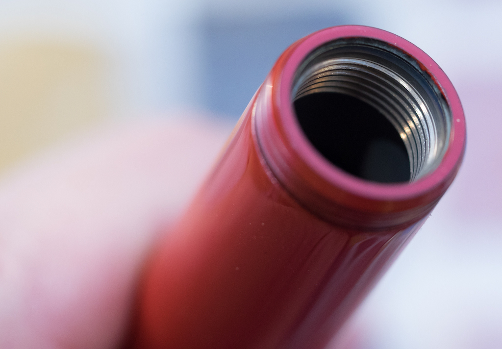 You can see how thick the barrel of the pen is.
