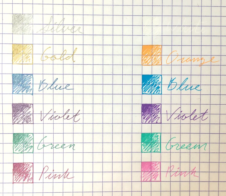 Pilot Juice Up Metallic And Pastel Gel Ink Pen Review — The Pen Addict