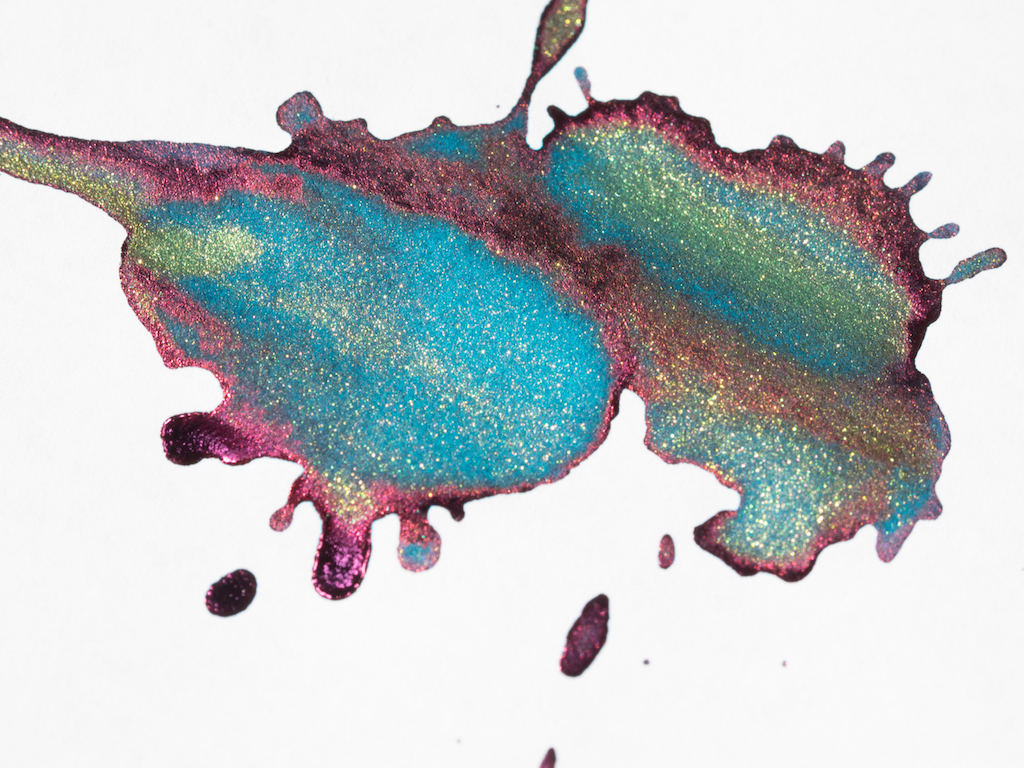 Robert Oster Fire and Ice top; J. Herbin Emerald of Chivor bottom.