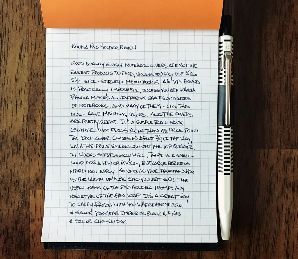 Rhodia A6 Pad Holder Review — The Pen Addict