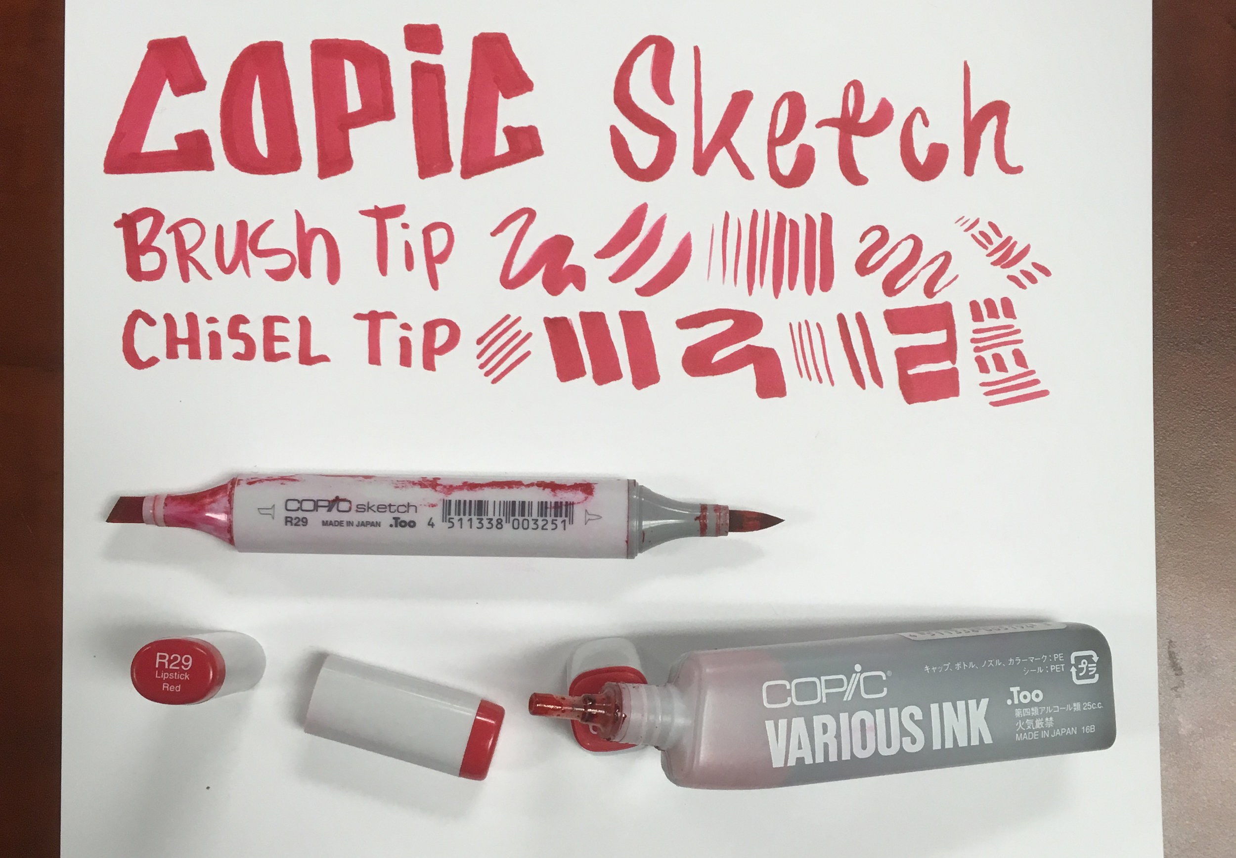 Yasutomo Calligraphy Chisel Tip Marker Set