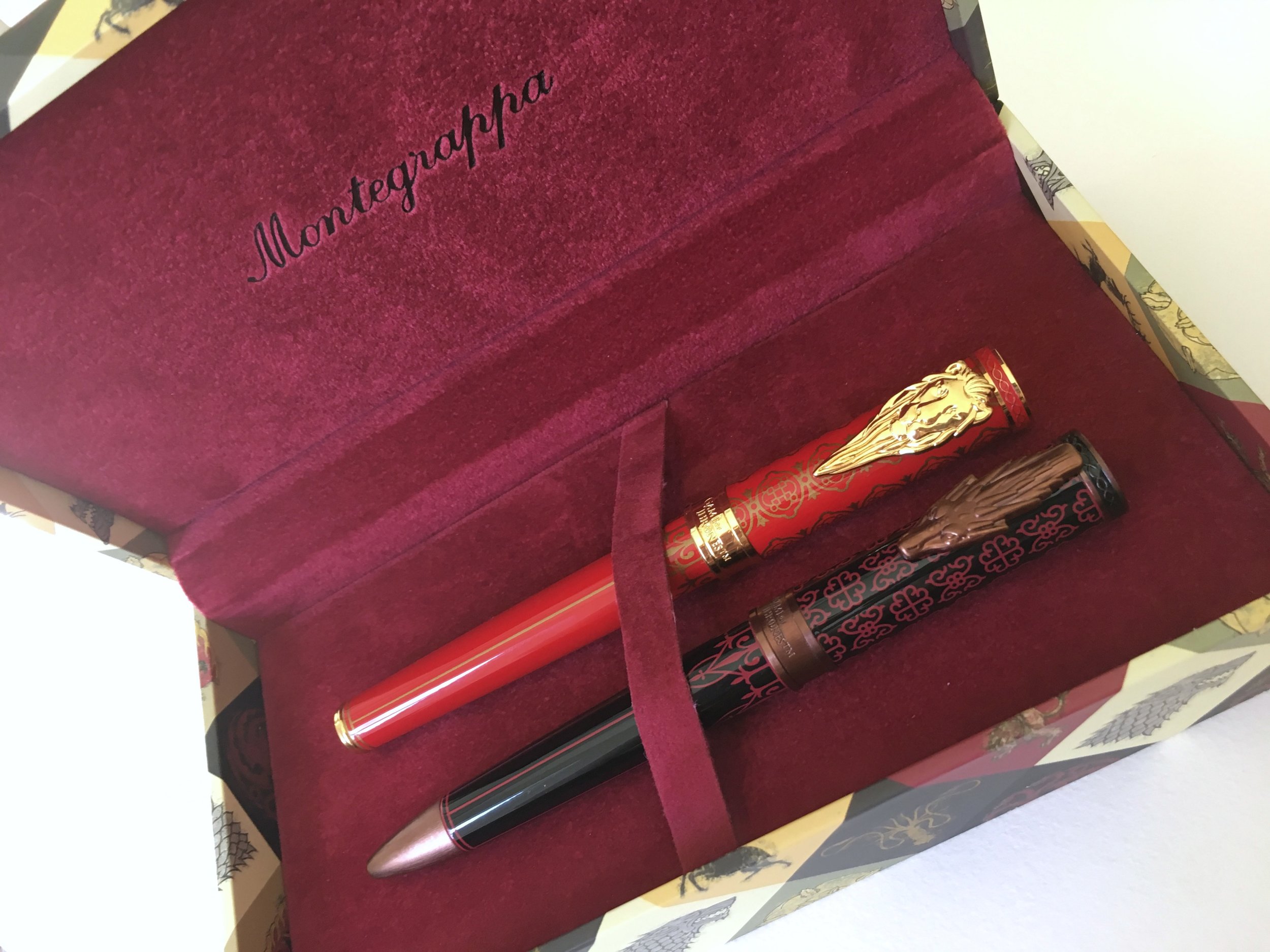 Montegrappa Game of Thrones Westeros Rollerball Pen New In Box ISGOTRWE 
