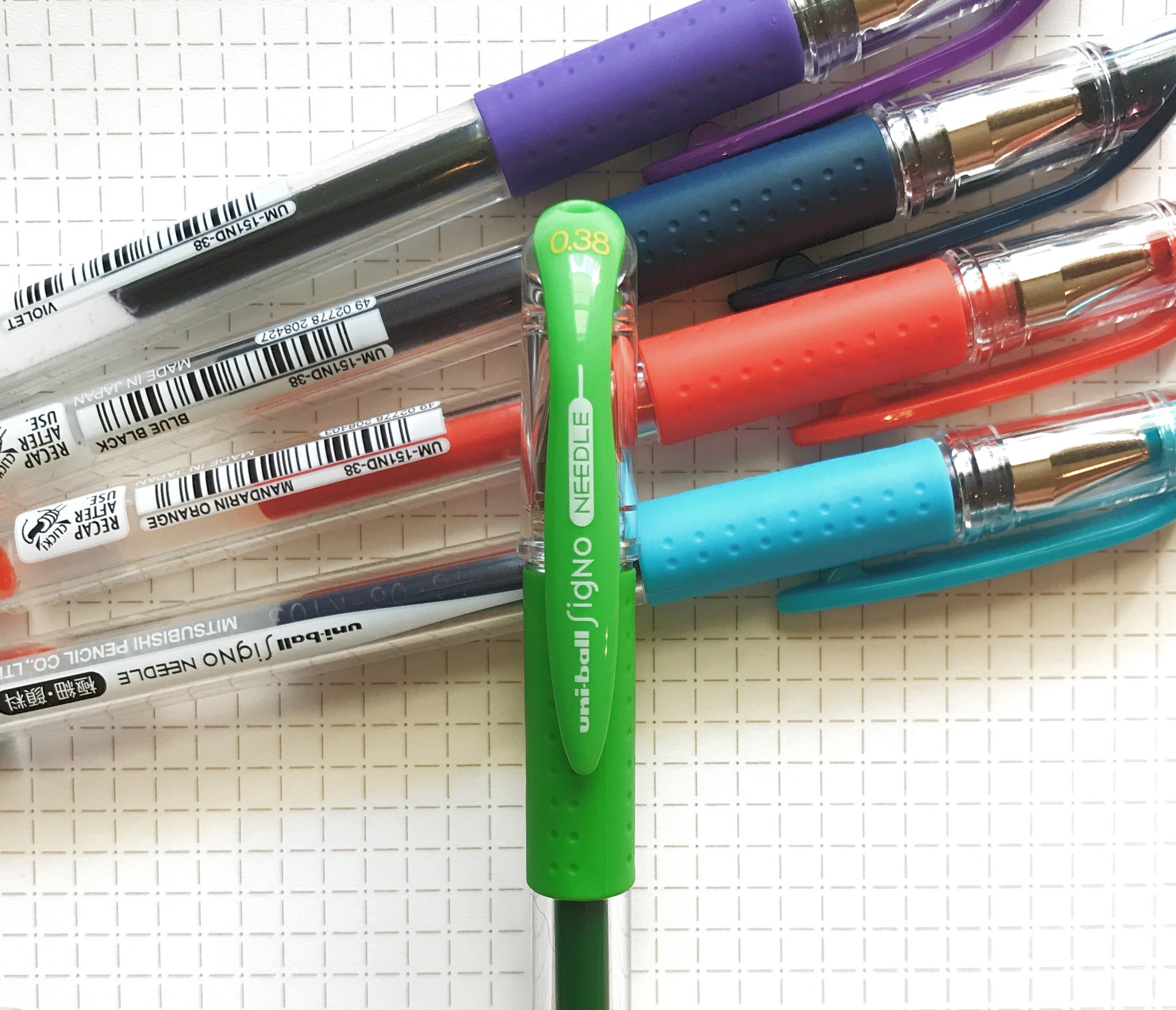 Gourmet Pens: Review: Uni-ball Signo Scents Gel Ink Pens