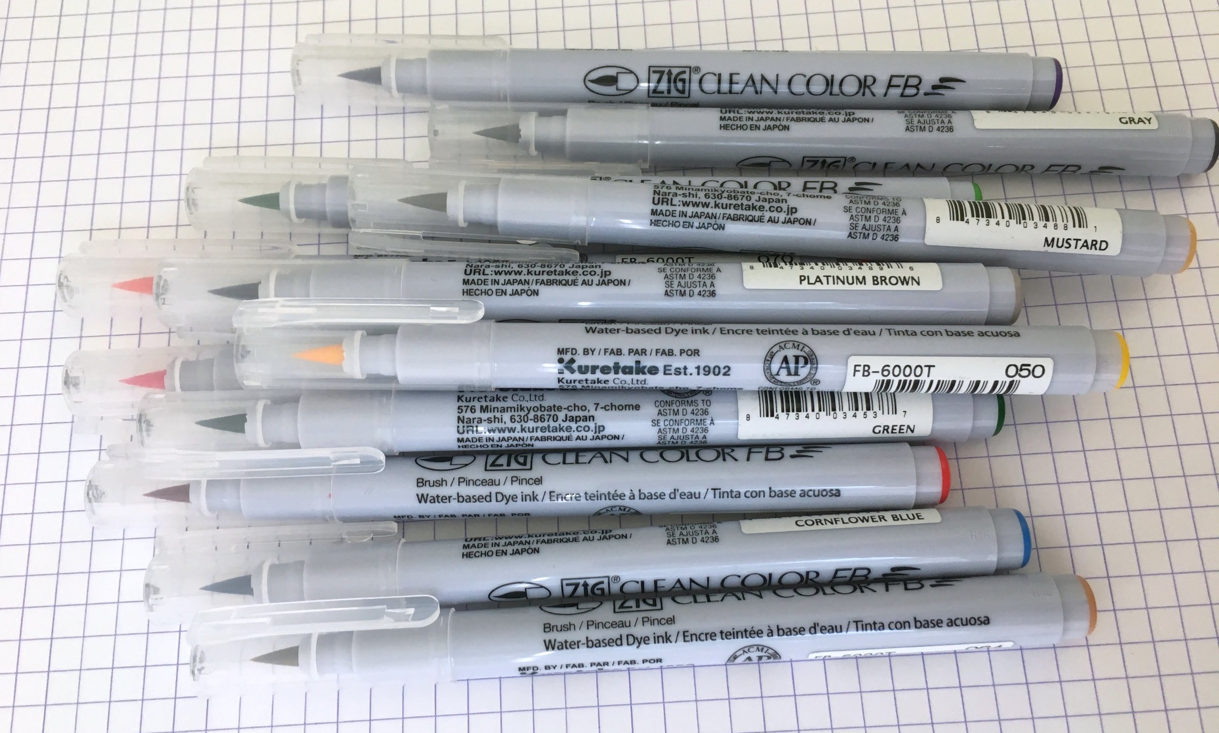 schuld Stereotype Versnipperd Kuretake ZIG Clean Color FB Brush Pen Review — The Pen Addict